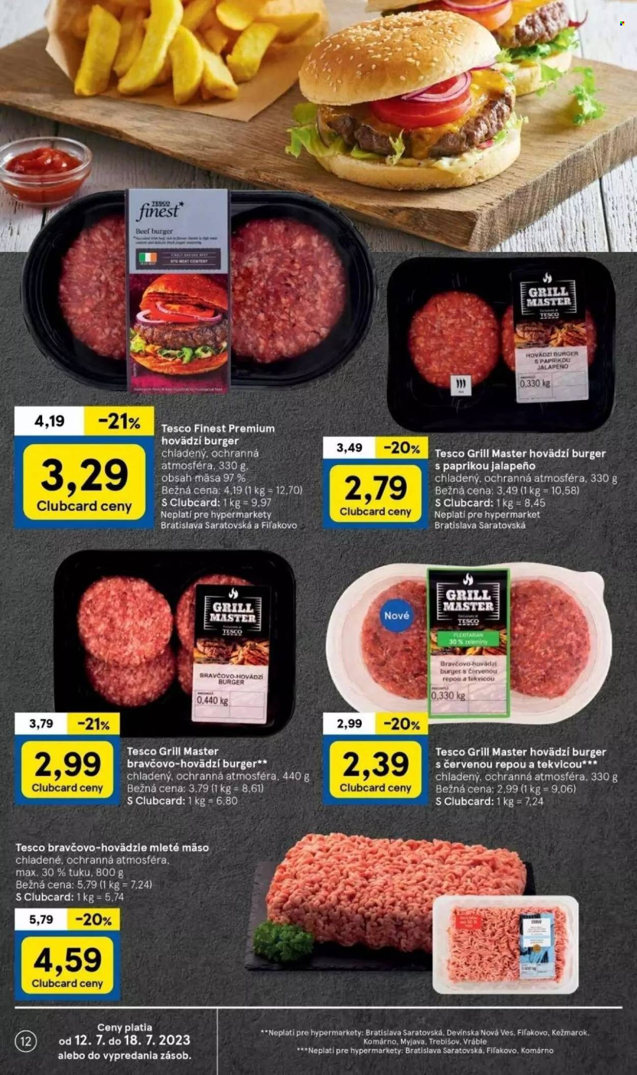 Leták TESCO - 12.7.2023 - 18.7.2023. Strana 12