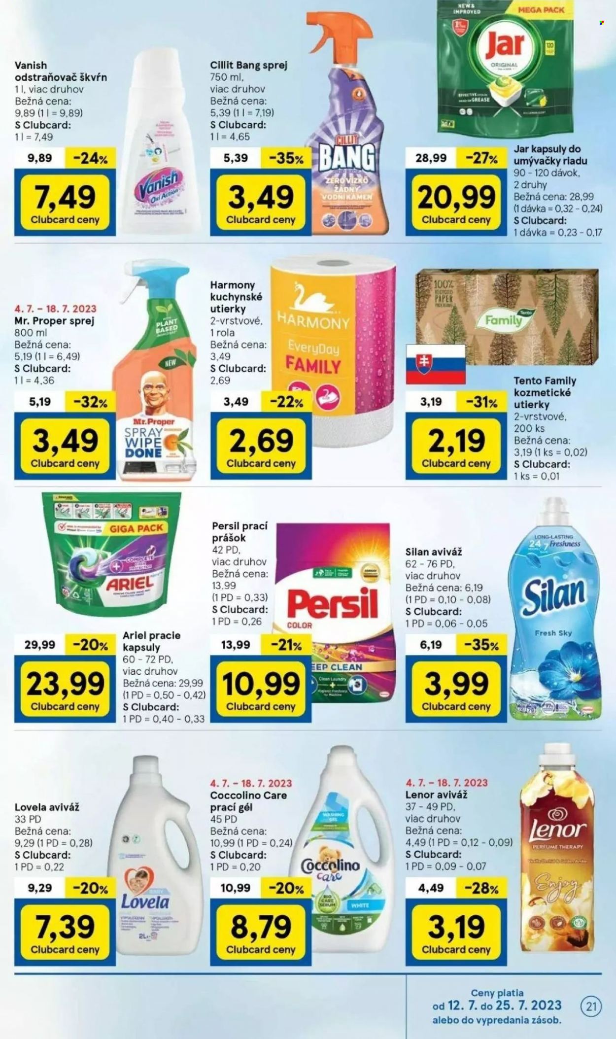 Leták TESCO - 12.7.2023 - 18.7.2023. Strana 21