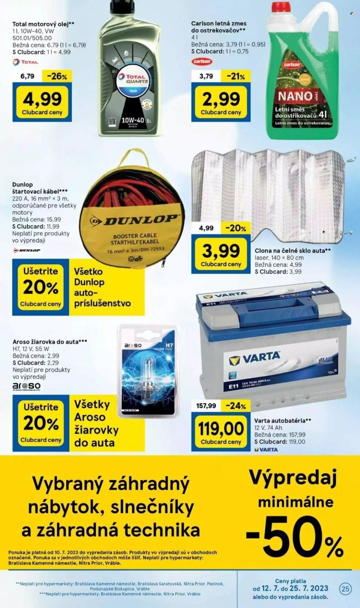 Leták TESCO - 12.7.2023 - 18.7.2023. Strana 25