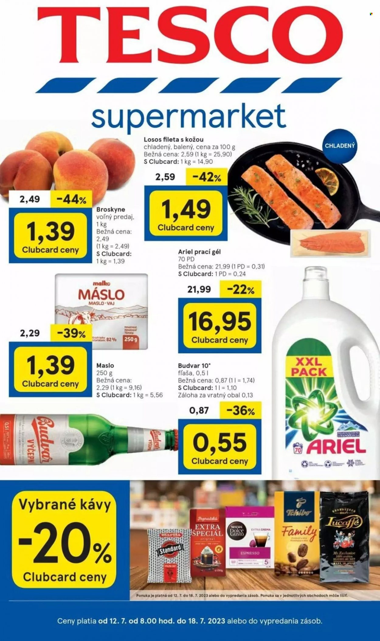 Leták TESCO supermarket - 12.7.2023 - 18.7.2023. Strana 1