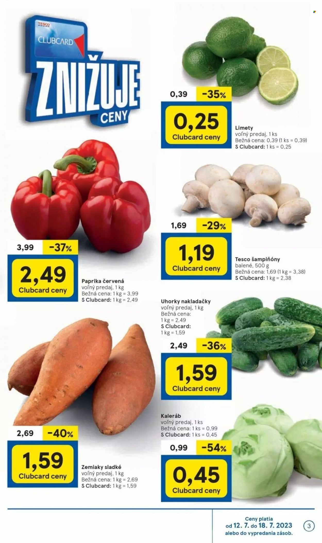 Leták TESCO supermarket - 12.7.2023 - 18.7.2023. Strana 3