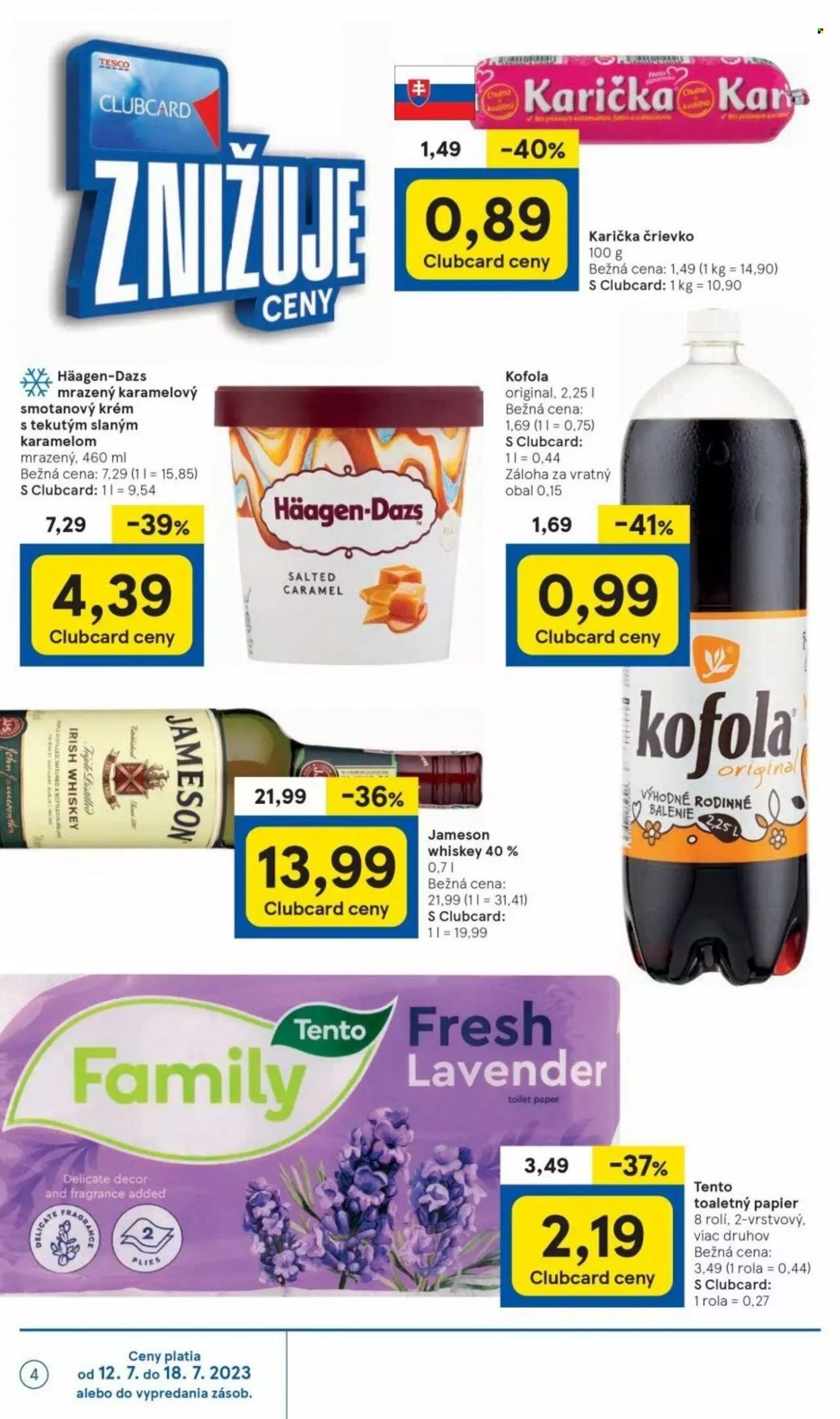 Leták TESCO supermarket - 12.7.2023 - 18.7.2023. Strana 4