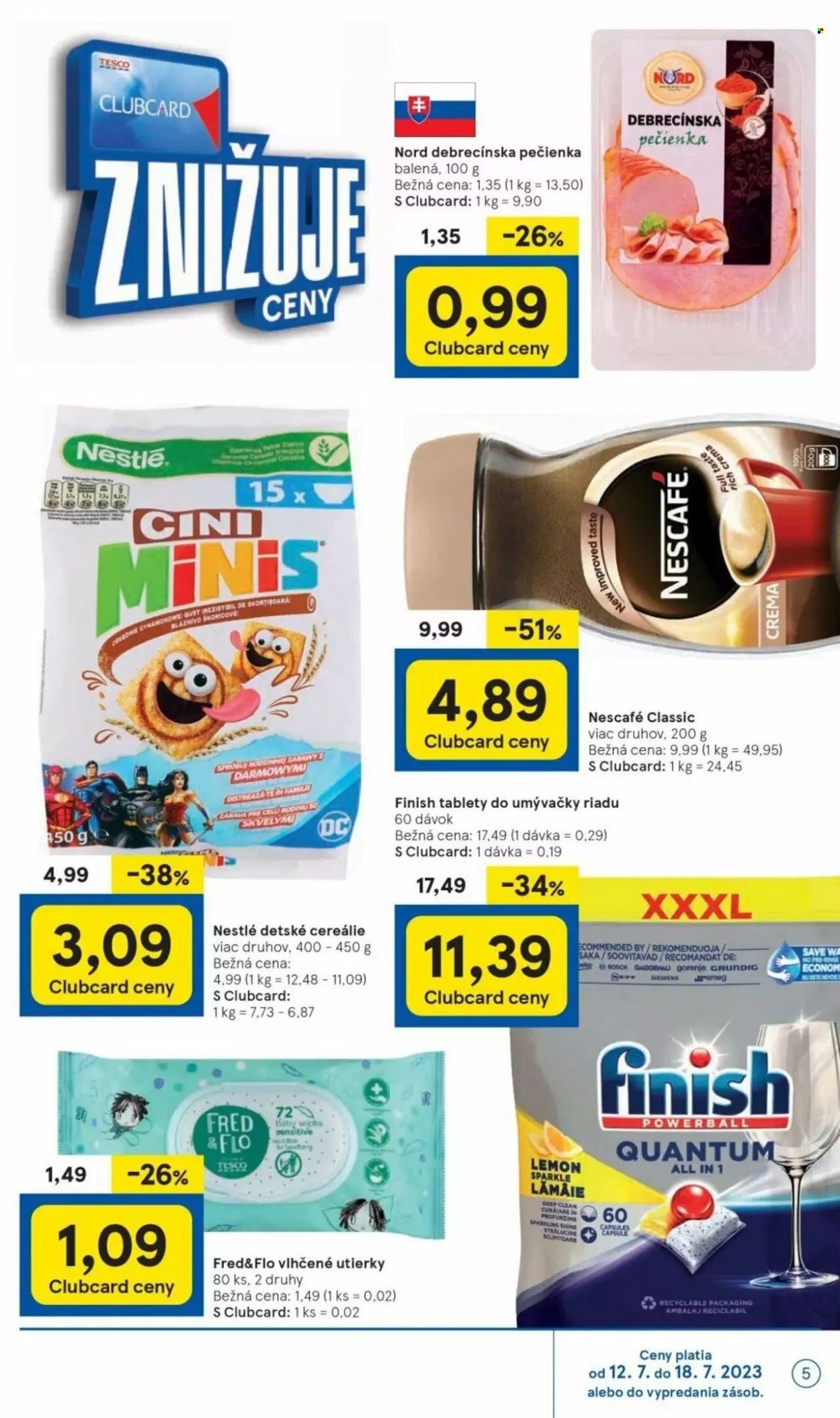Leták TESCO supermarket - 12.7.2023 - 18.7.2023. Strana 5