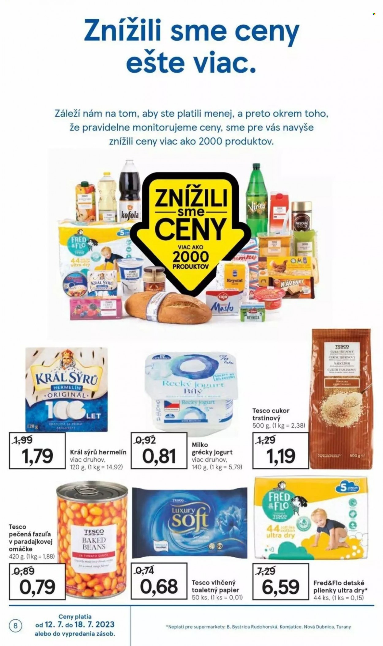Leták TESCO supermarket - 12.7.2023 - 18.7.2023. Strana 8