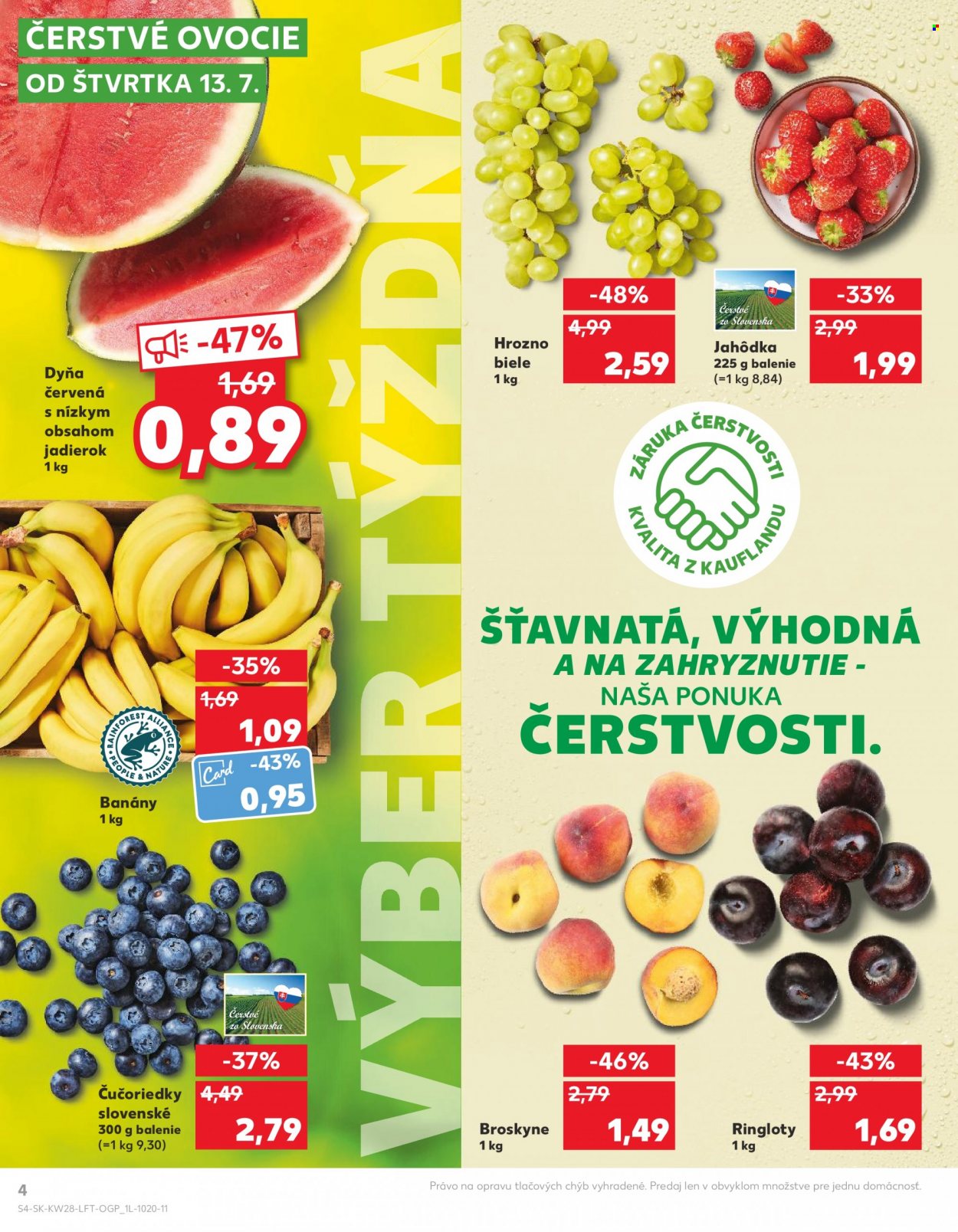 Leták Kaufland - 13.7.2023 - 19.7.2023. Strana 4