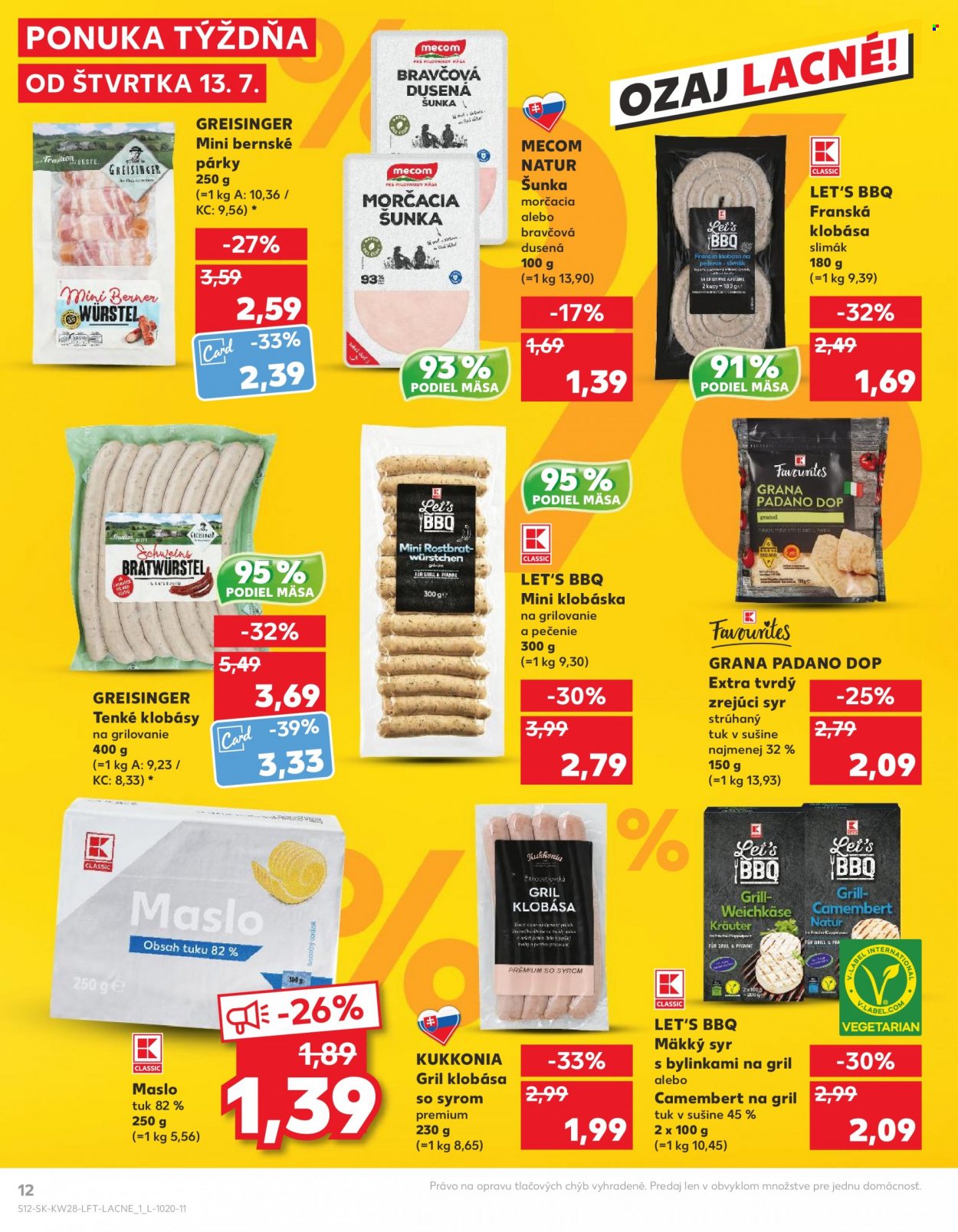 Leták Kaufland - 13.7.2023 - 19.7.2023. Strana 12