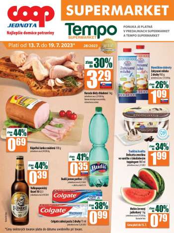 Leták COOP Jednota - 13.7.2023 - 19.7.2023.