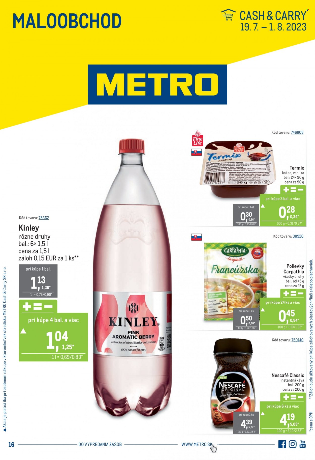 Leták Metro - 19.7.2023 - 1.8.2023. Strana 1