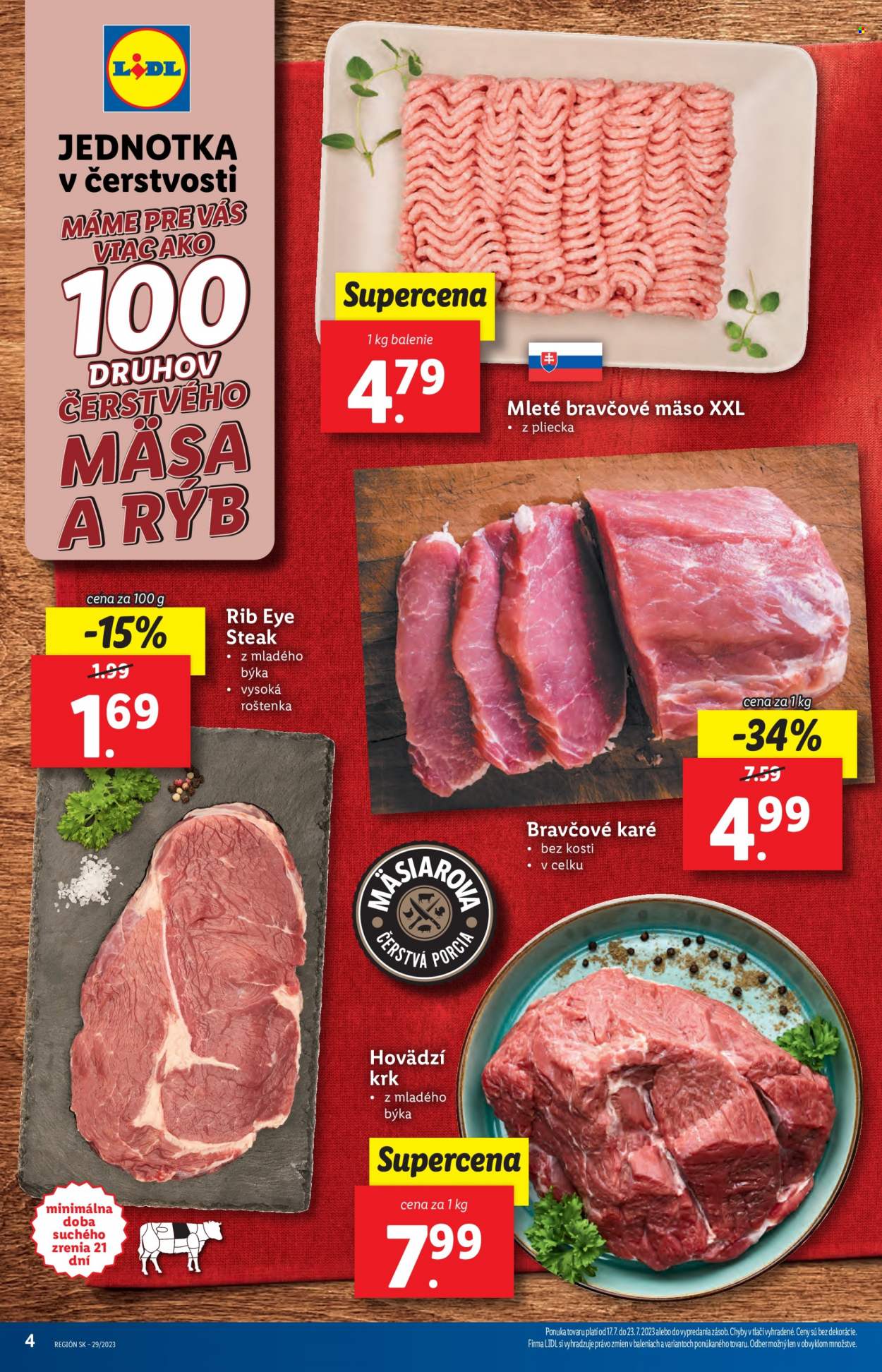 Leták Lidl - 17.7.2023 - 23.7.2023. Strana 4