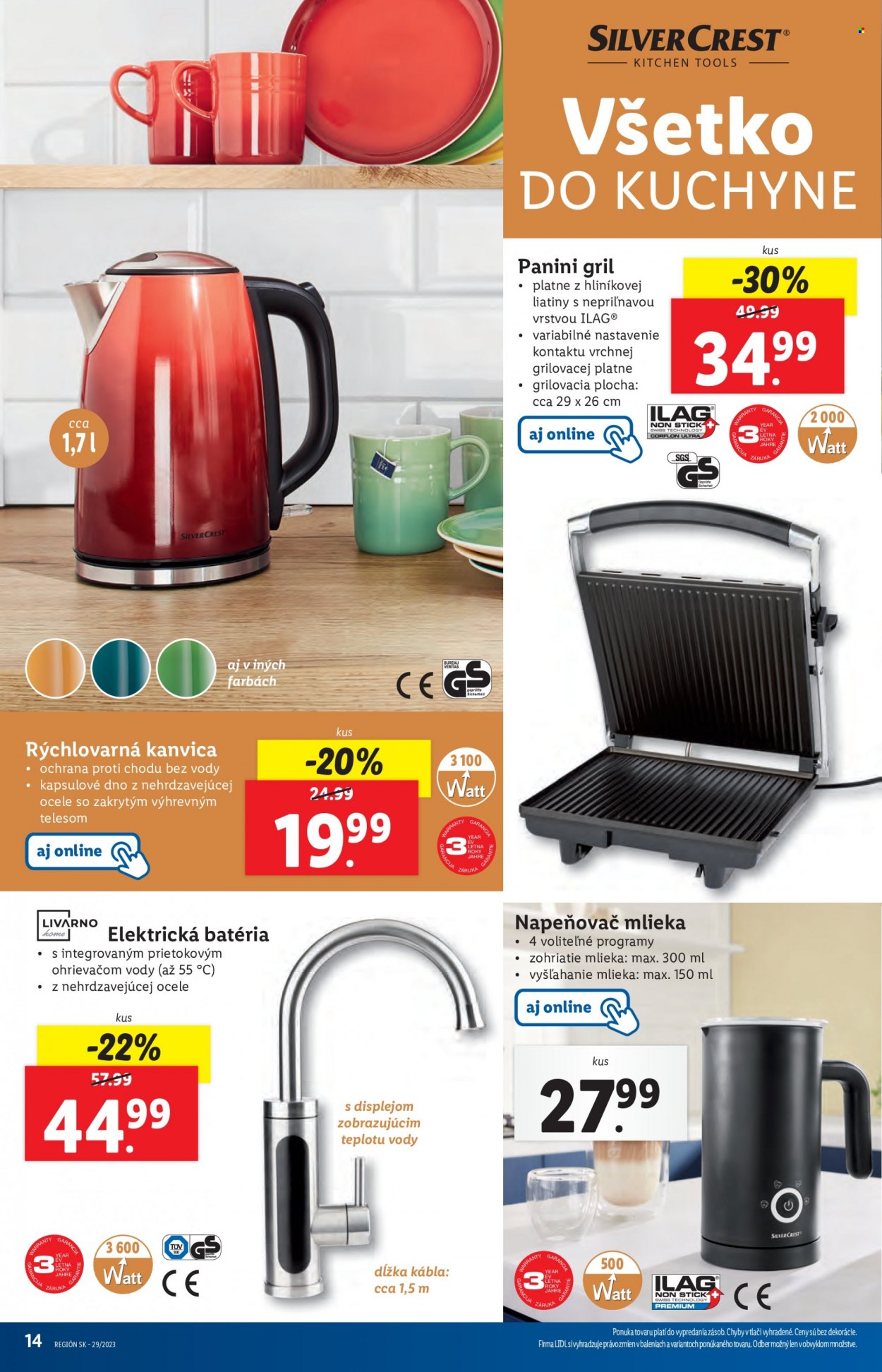 Leták Lidl - 17.7.2023 - 23.7.2023. Strana 14