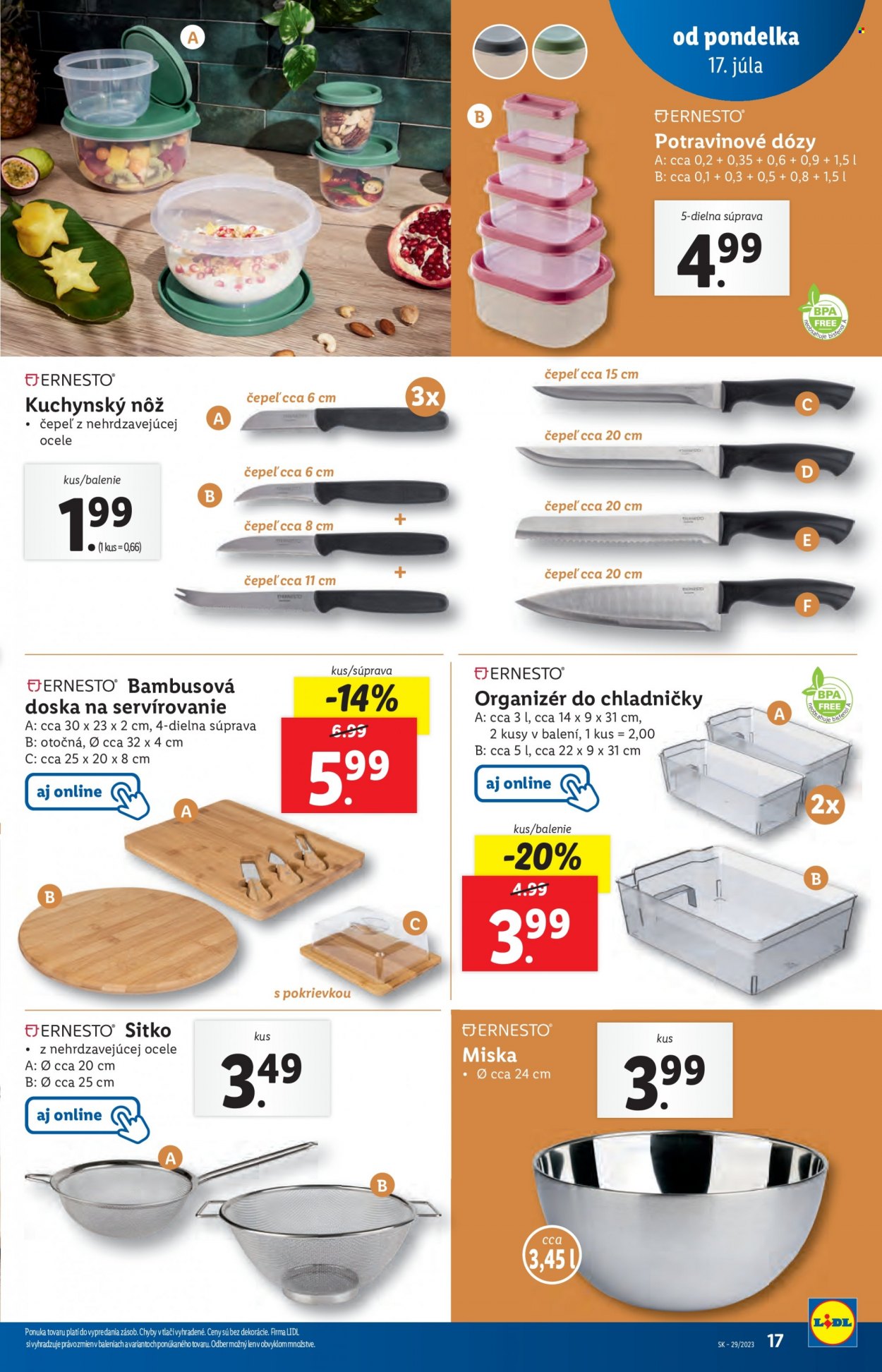 Leták Lidl - 17.7.2023 - 23.7.2023. Strana 17