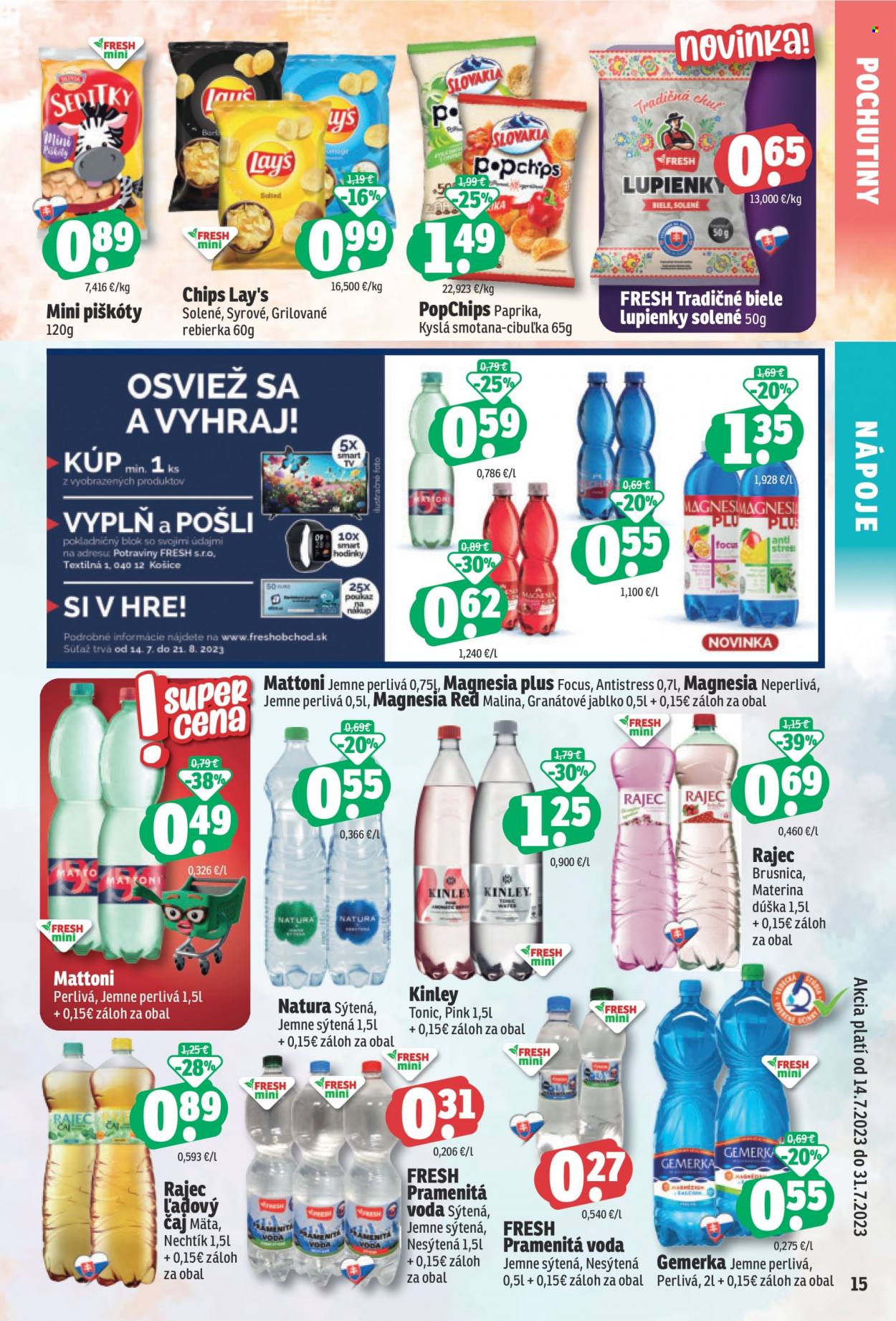 Leták FRESH - 14.7.2023 - 31.7.2023. Strana 15