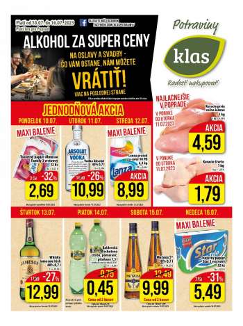 Leták Klas - 10.7.2023 - 16.7.2023.