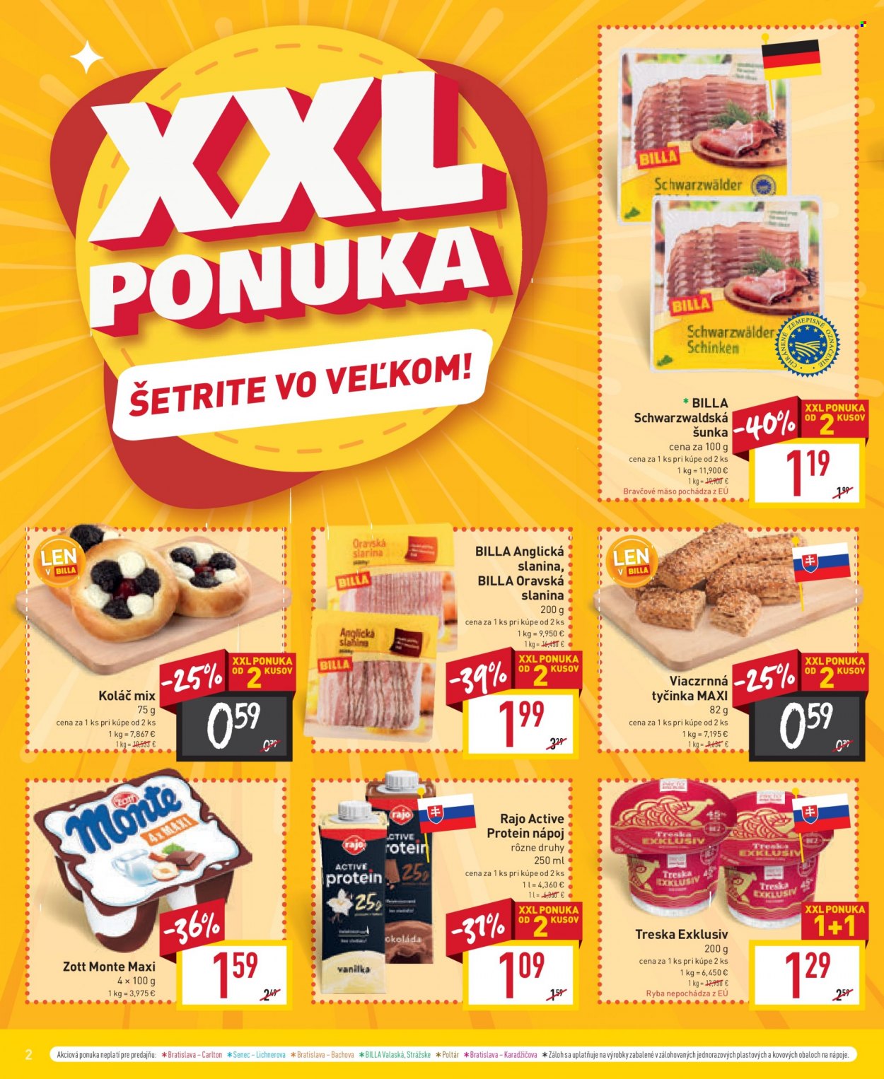 Leták Billa - 19.7.2023 - 25.7.2023. Strana 2