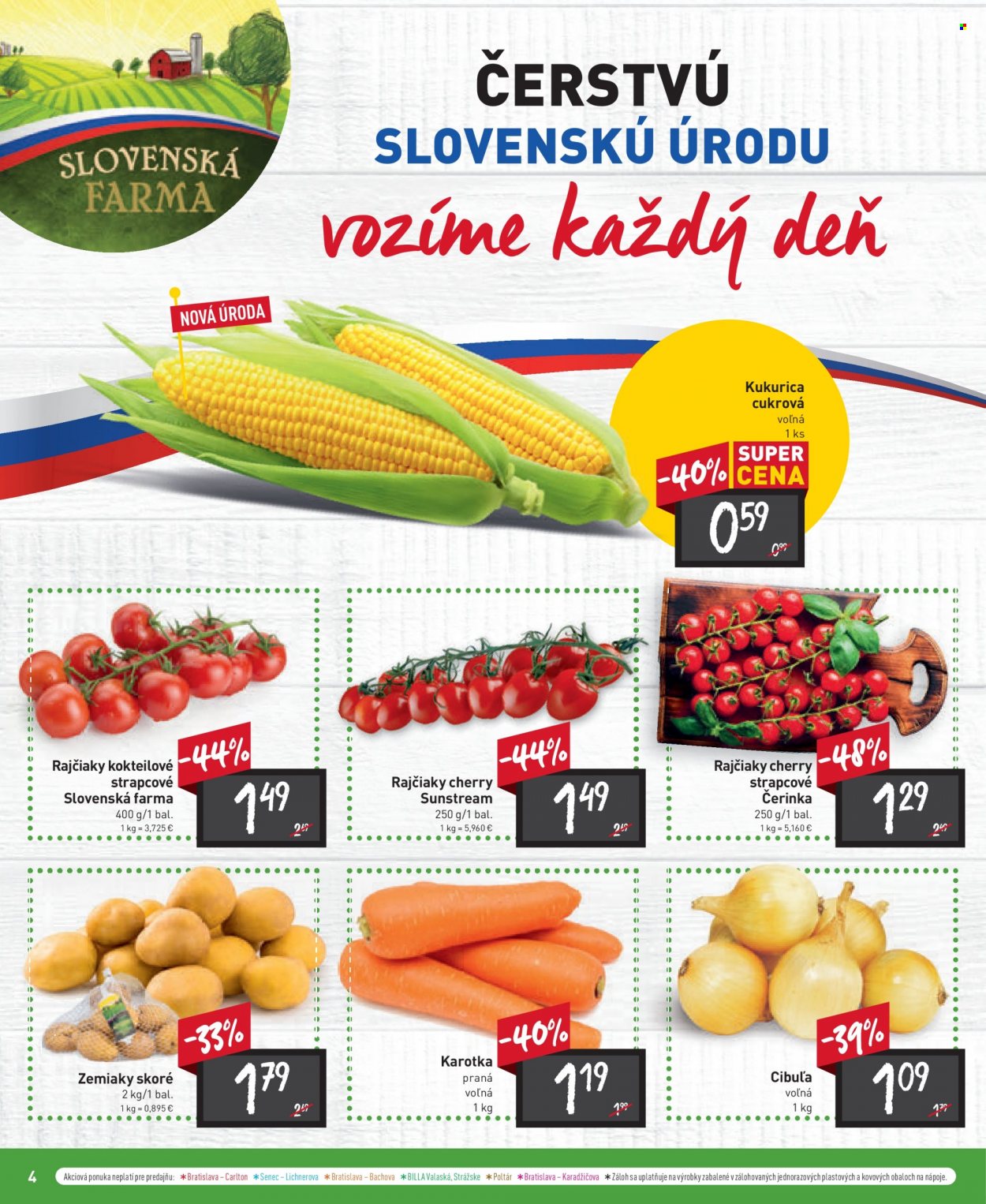 Leták Billa - 19.7.2023 - 25.7.2023. Strana 4