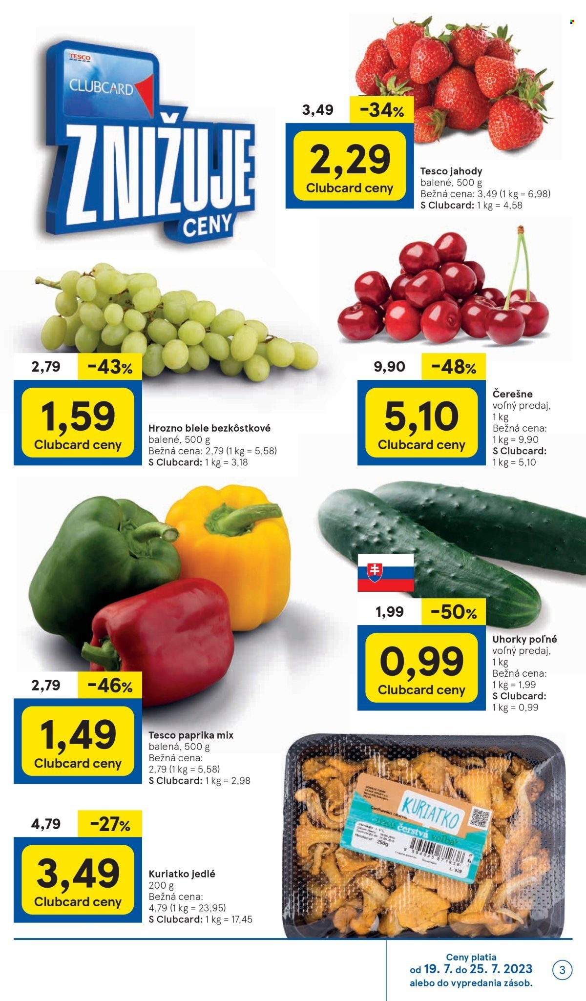 Leták TESCO - 19.7.2023 - 25.7.2023. Strana 3
