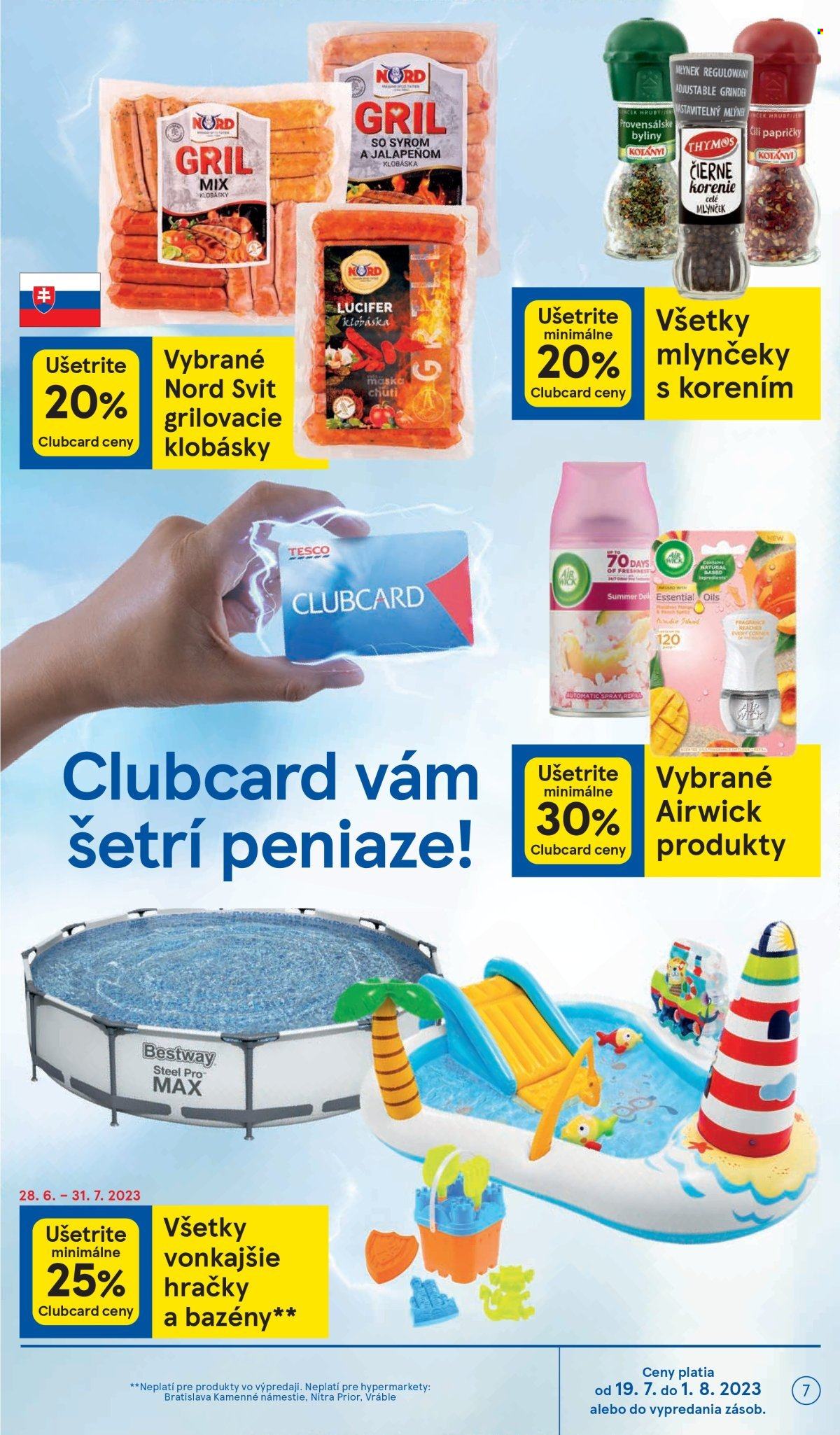 Leták TESCO - 19.7.2023 - 25.7.2023. Strana 7
