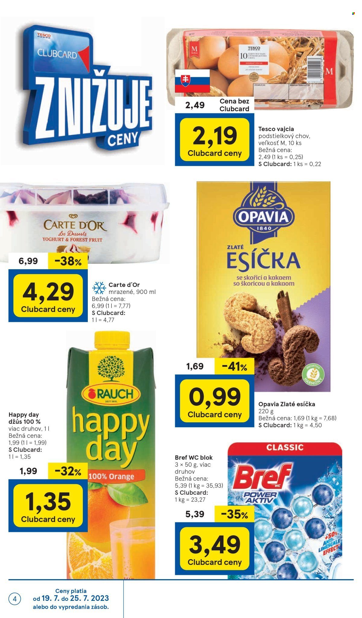 Leták TESCO supermarket - 19.7.2023 - 25.7.2023. Strana 4