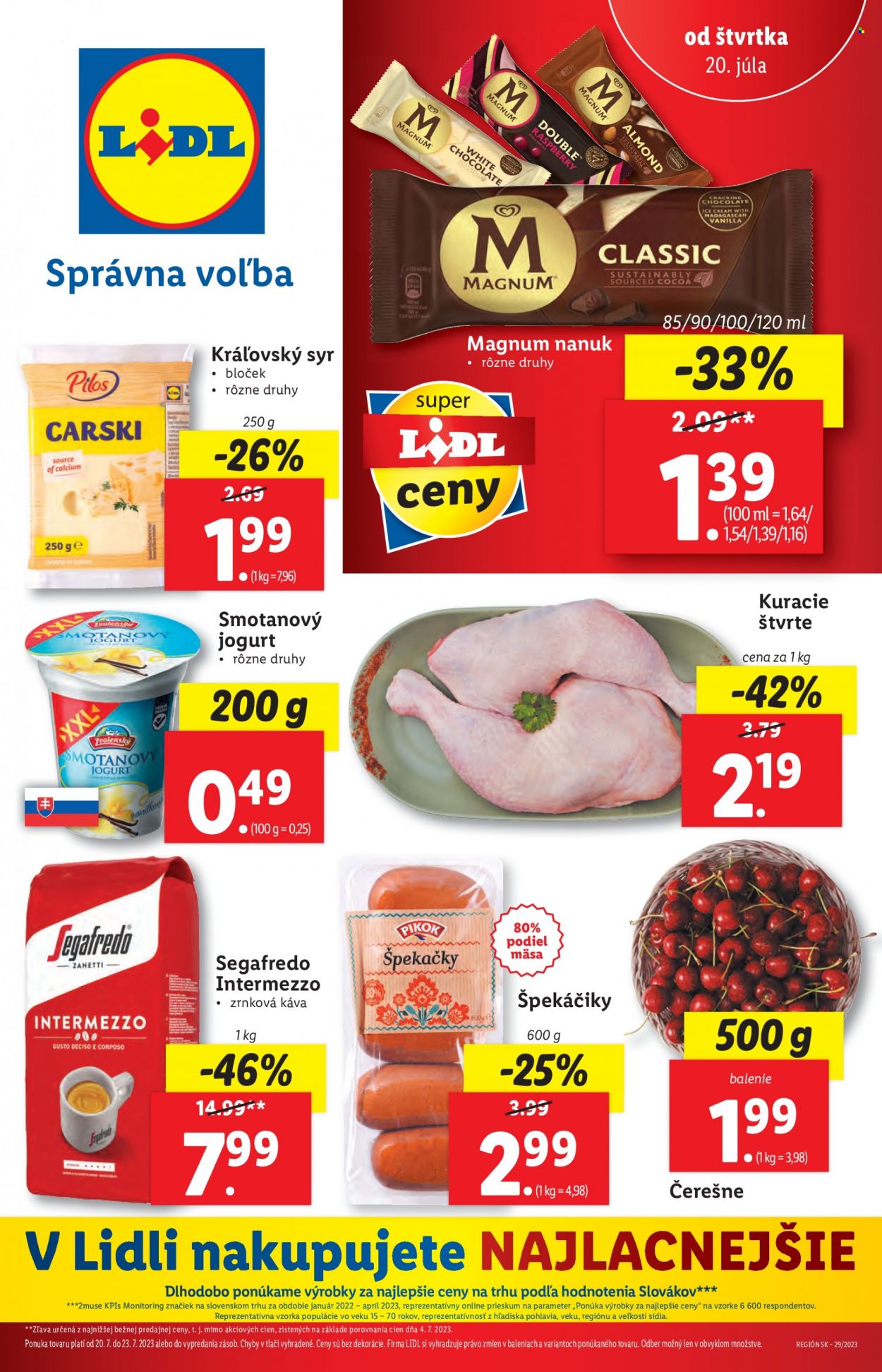 Leták Lidl - 20.7.2023 - 23.7.2023. Strana 1