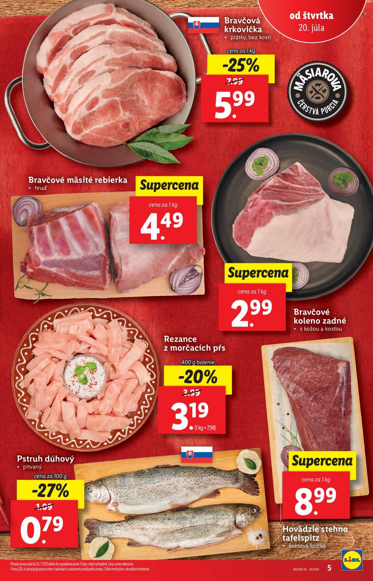Leták Lidl - 20.7.2023 - 23.7.2023. Strana 5