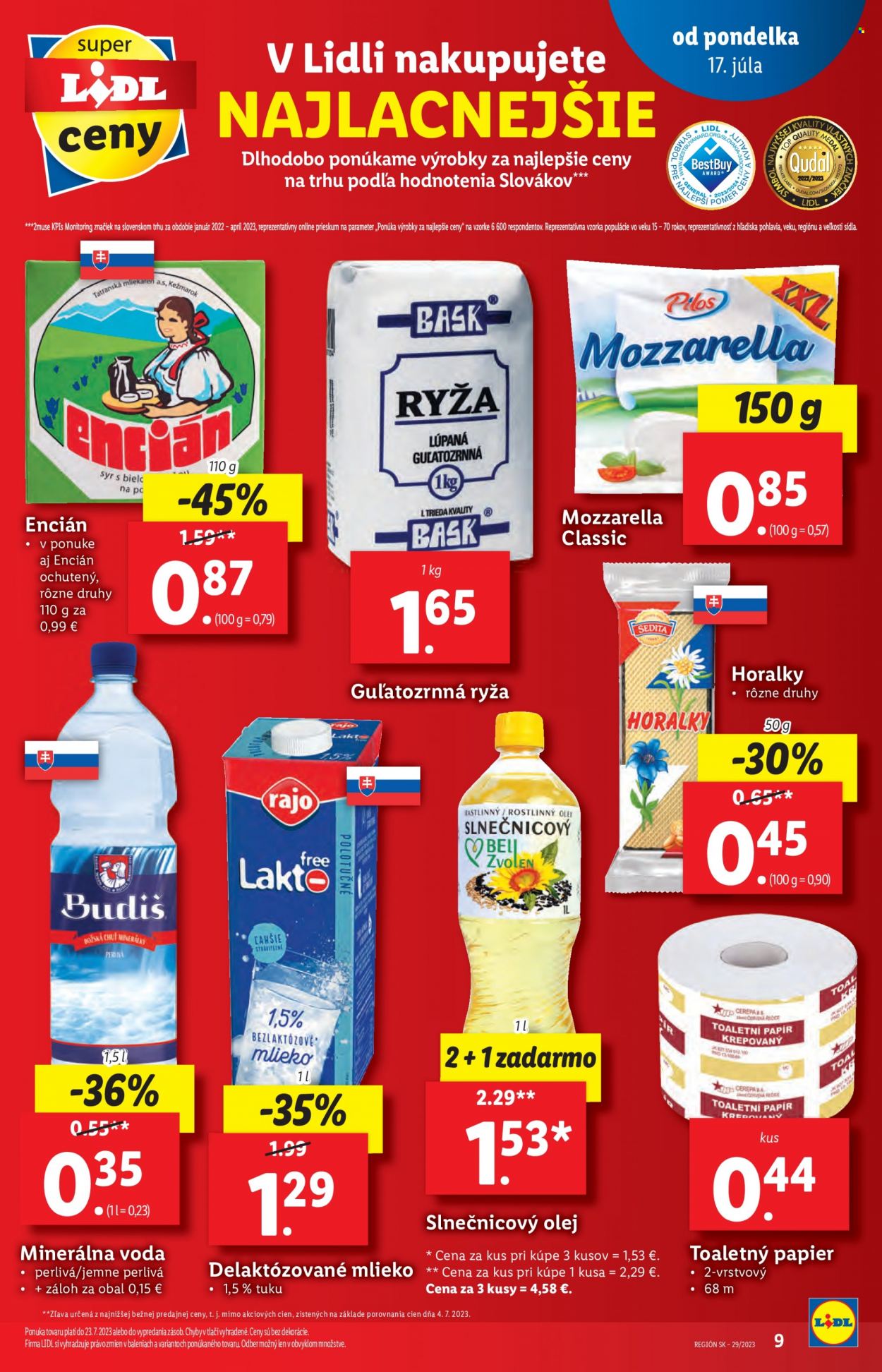 Leták Lidl - 20.7.2023 - 23.7.2023. Strana 9