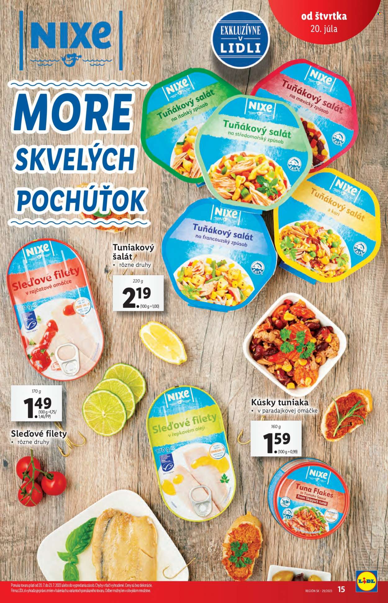 Leták Lidl - 20.7.2023 - 23.7.2023. Strana 15