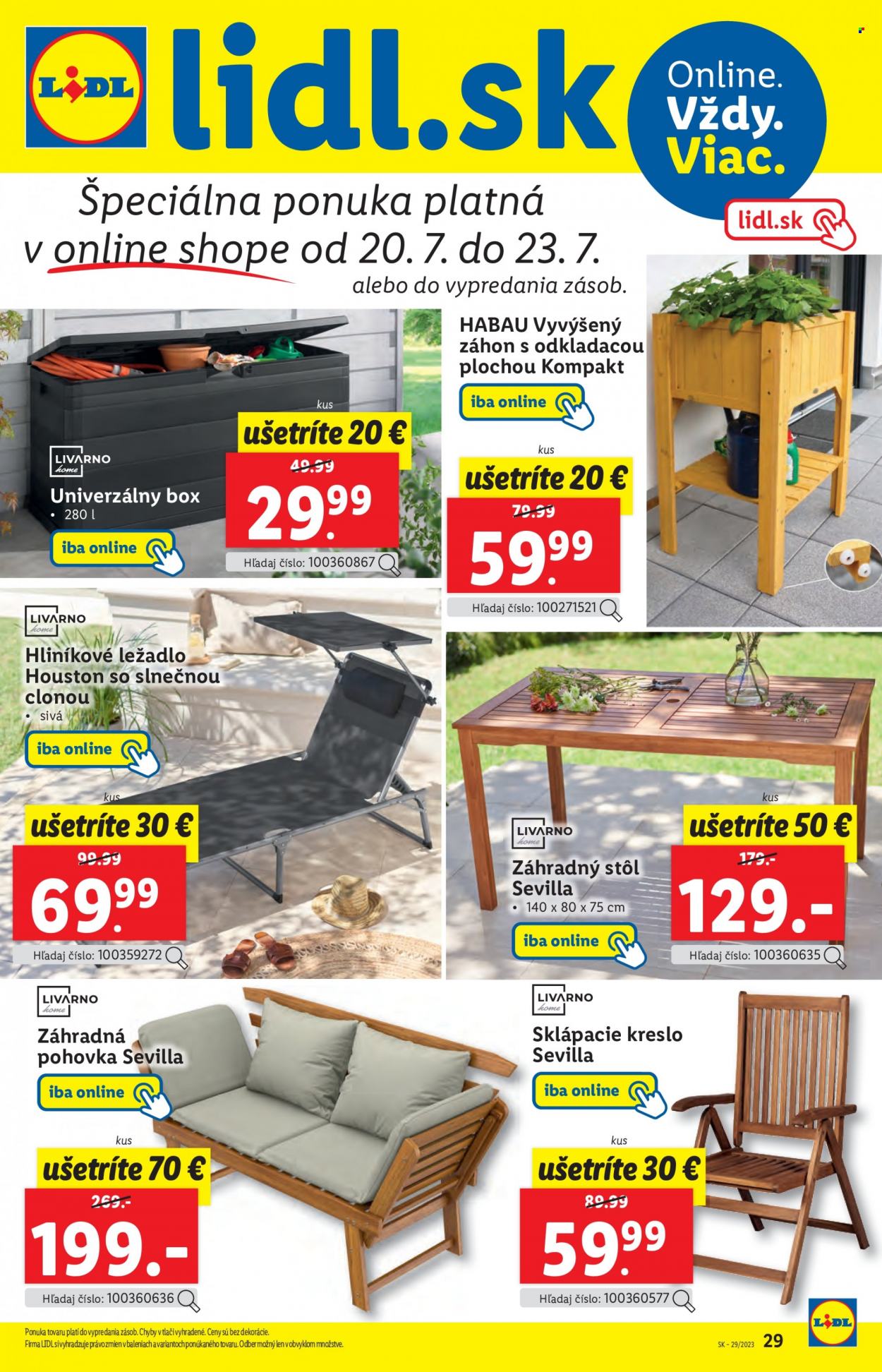 Leták Lidl - 20.7.2023 - 23.7.2023. Strana 29