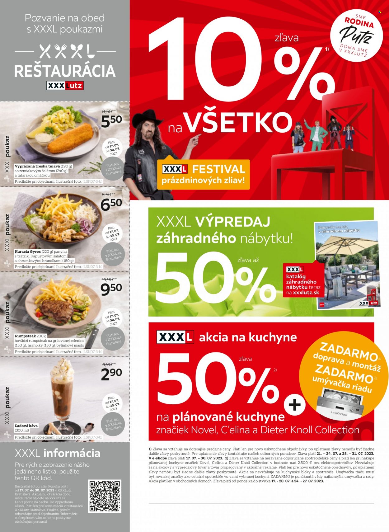 Leták XXXLutz - 17.7.2023 - 30.7.2023. Strana 2