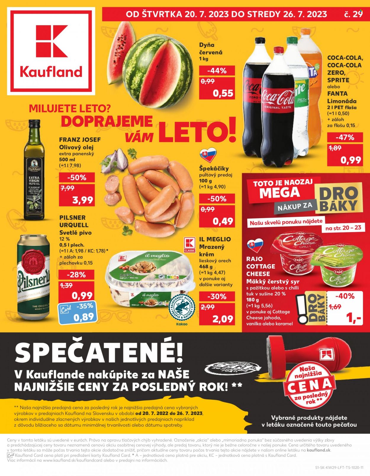 Leták Kaufland - 20.7.2023 - 26.7.2023. Strana 1