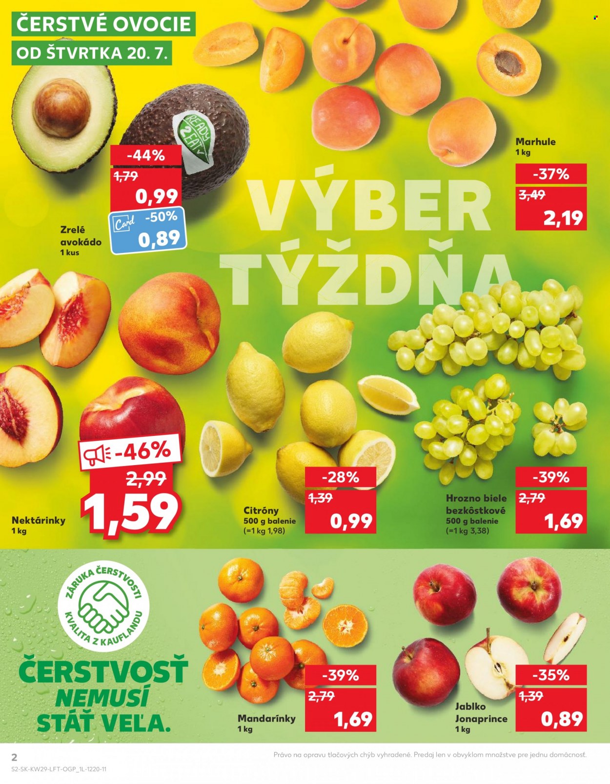 Leták Kaufland - 20.7.2023 - 26.7.2023. Strana 2
