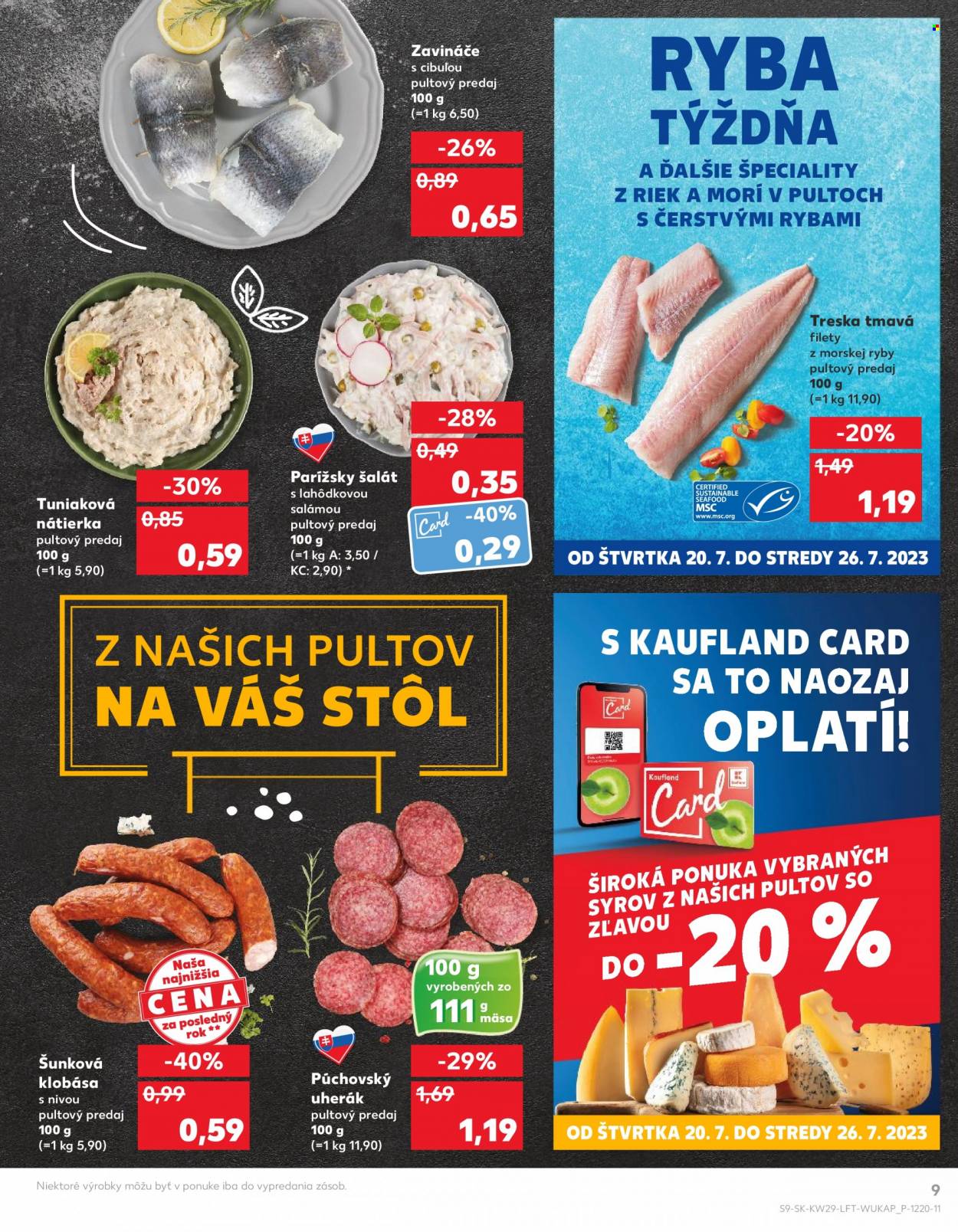 Leták Kaufland - 20.7.2023 - 26.7.2023. Strana 9