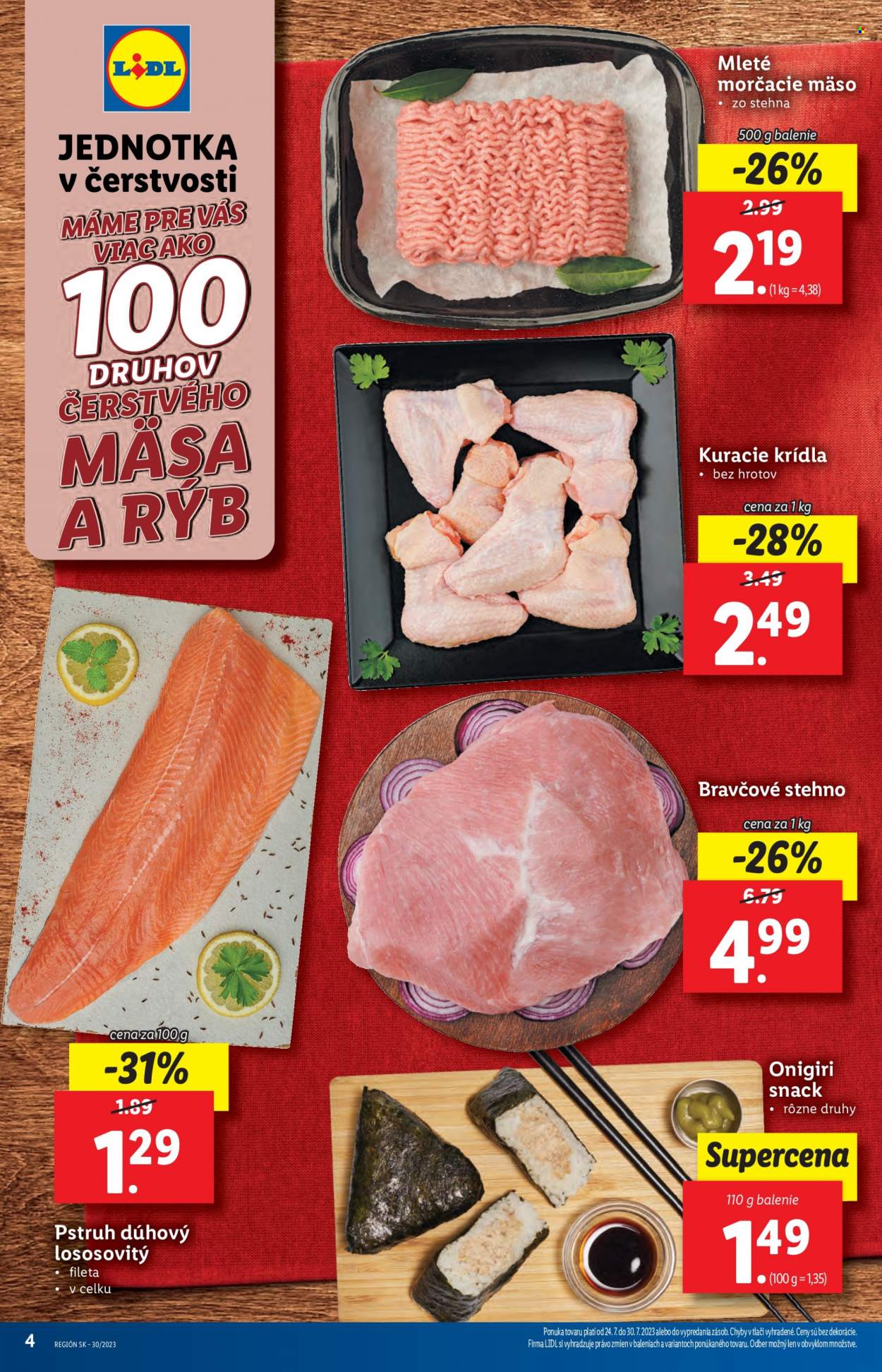 Leták Lidl - 24.7.2023 - 30.7.2023. Strana 4