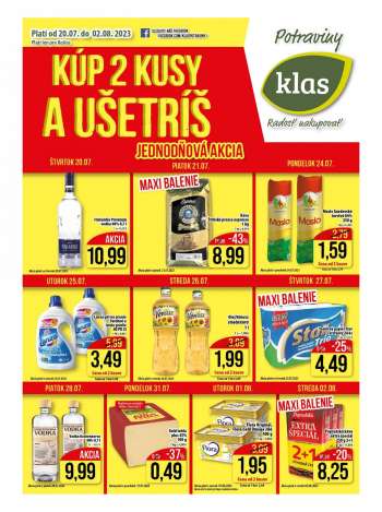 Leták Klas - 20.7.2023 - 2.8.2023.