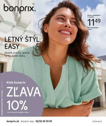 Leták Bonprix - 21.7.2023 - 17.1.2024.