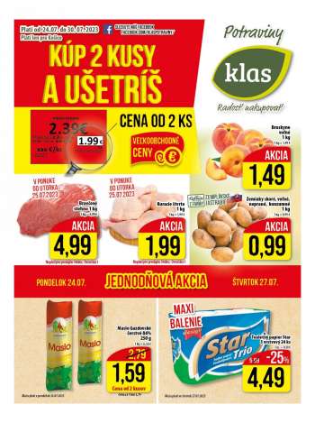 Leták Klas - 24.7.2023 - 30.7.2023.