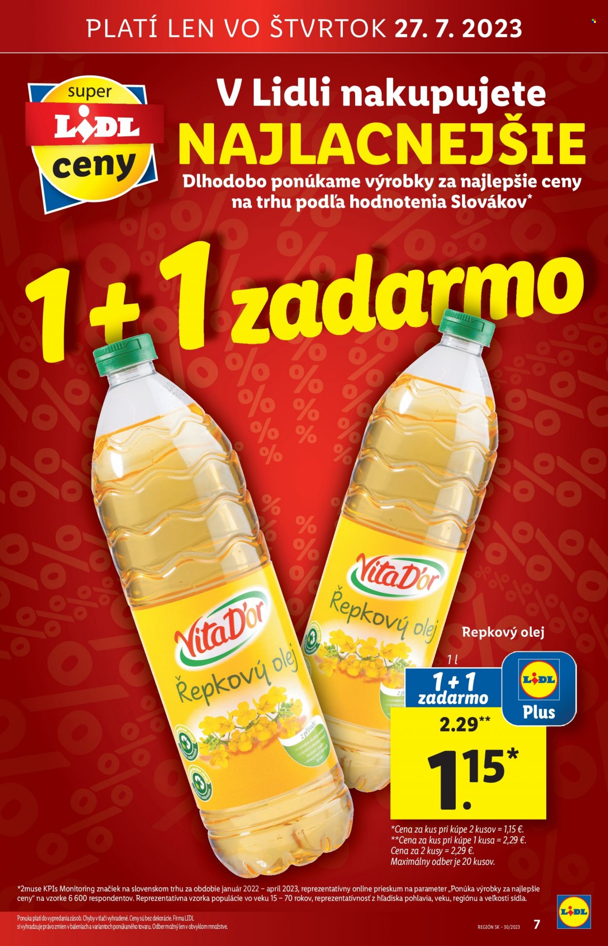 Leták Lidl - 27.7.2023 - 30.7.2023. Strana 7
