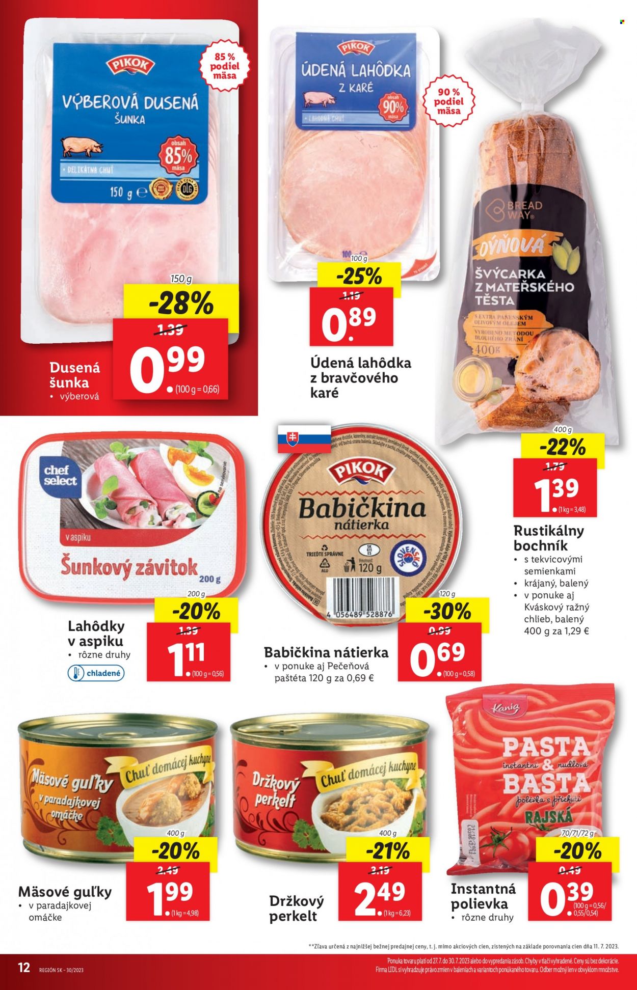 Leták Lidl - 27.7.2023 - 30.7.2023. Strana 12