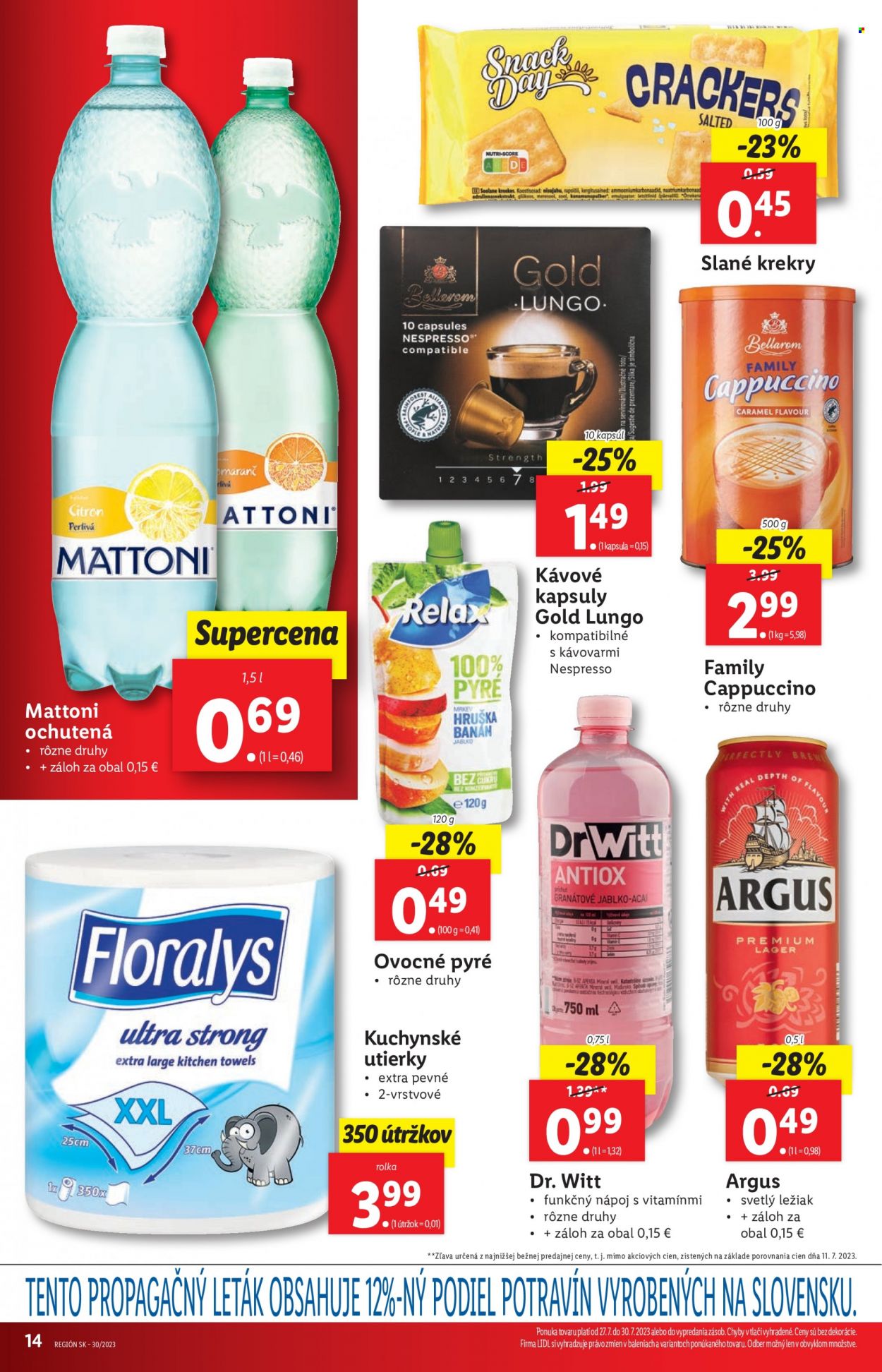 Leták Lidl - 27.7.2023 - 30.7.2023. Strana 14