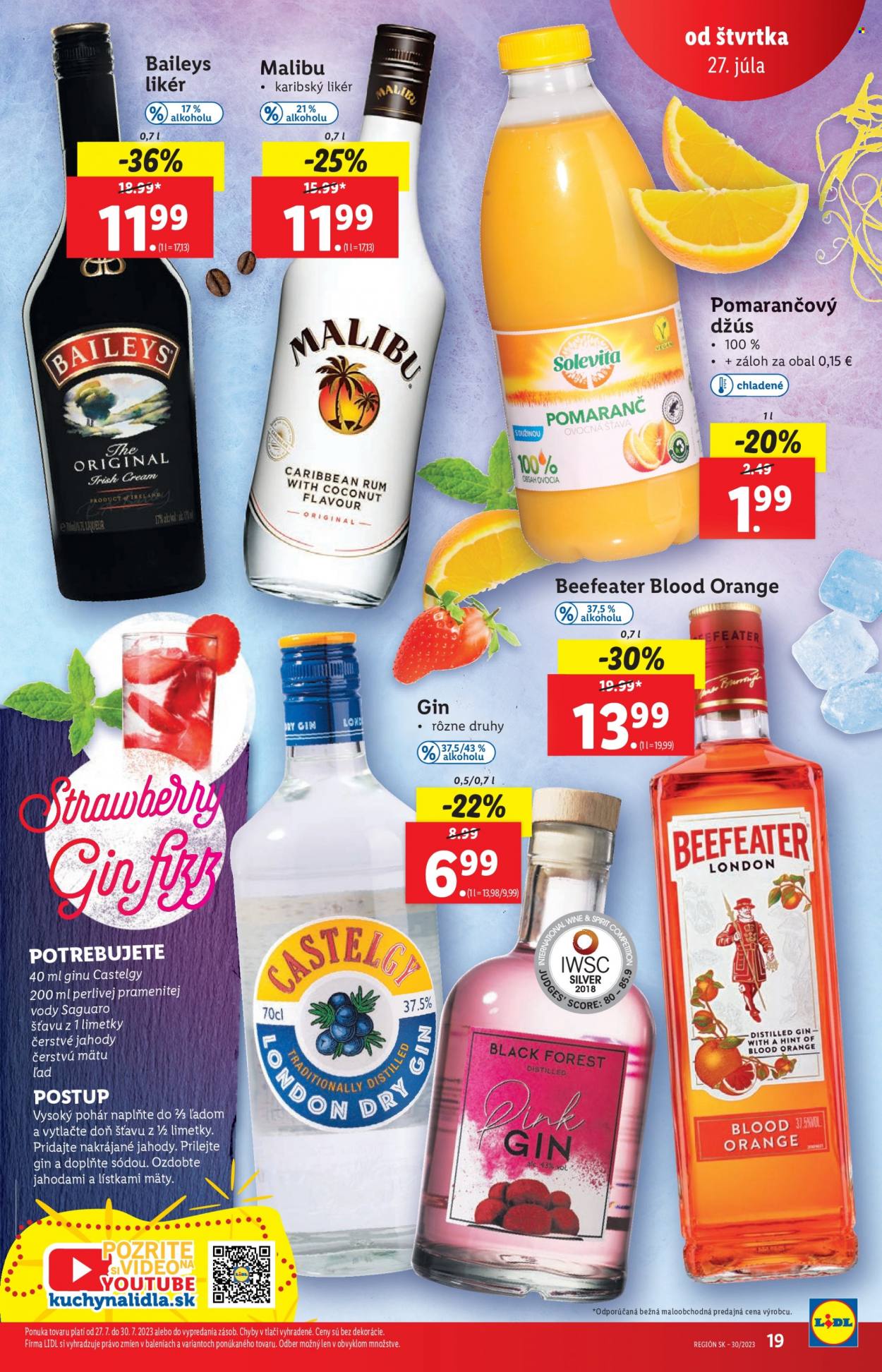 Leták Lidl - 27.7.2023 - 30.7.2023. Strana 19