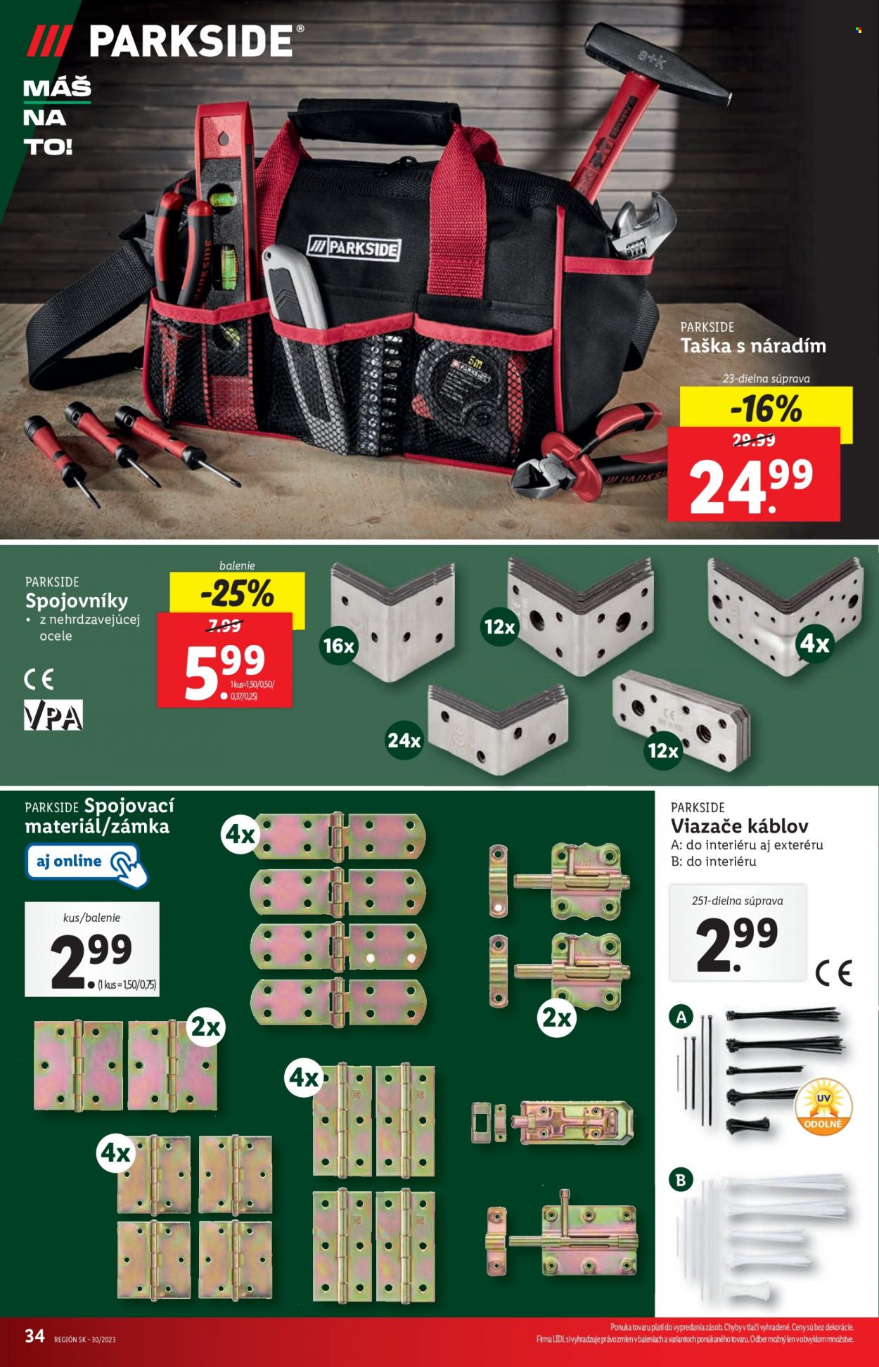 Leták Lidl - 27.7.2023 - 30.7.2023. Strana 34
