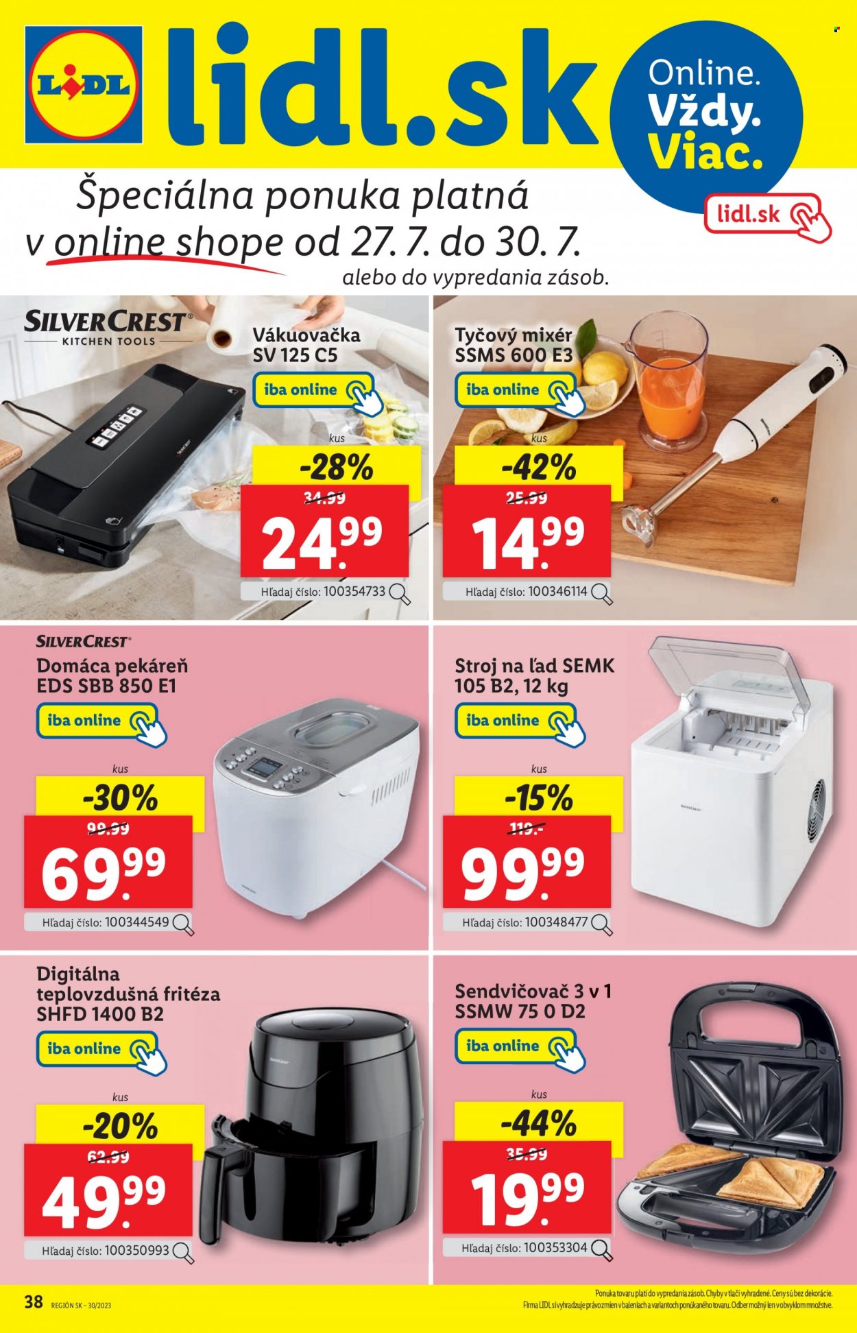 Leták Lidl - 27.7.2023 - 30.7.2023. Strana 38