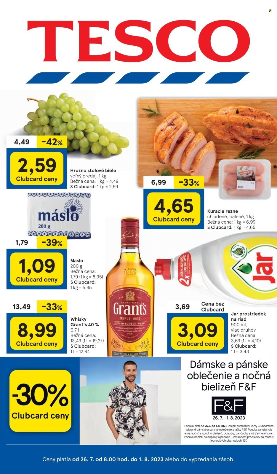 Leták TESCO - 26.7.2023 - 1.8.2023. Strana 1