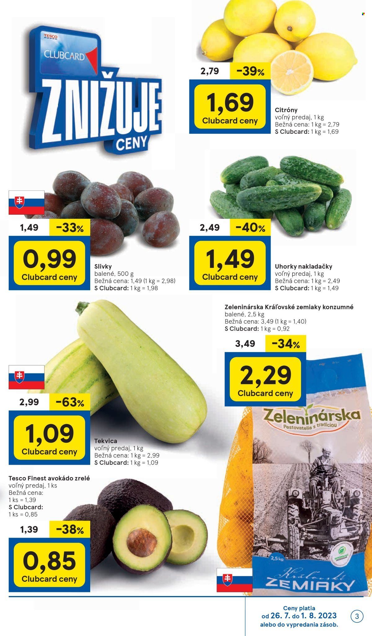 Leták TESCO - 26.7.2023 - 1.8.2023. Strana 3