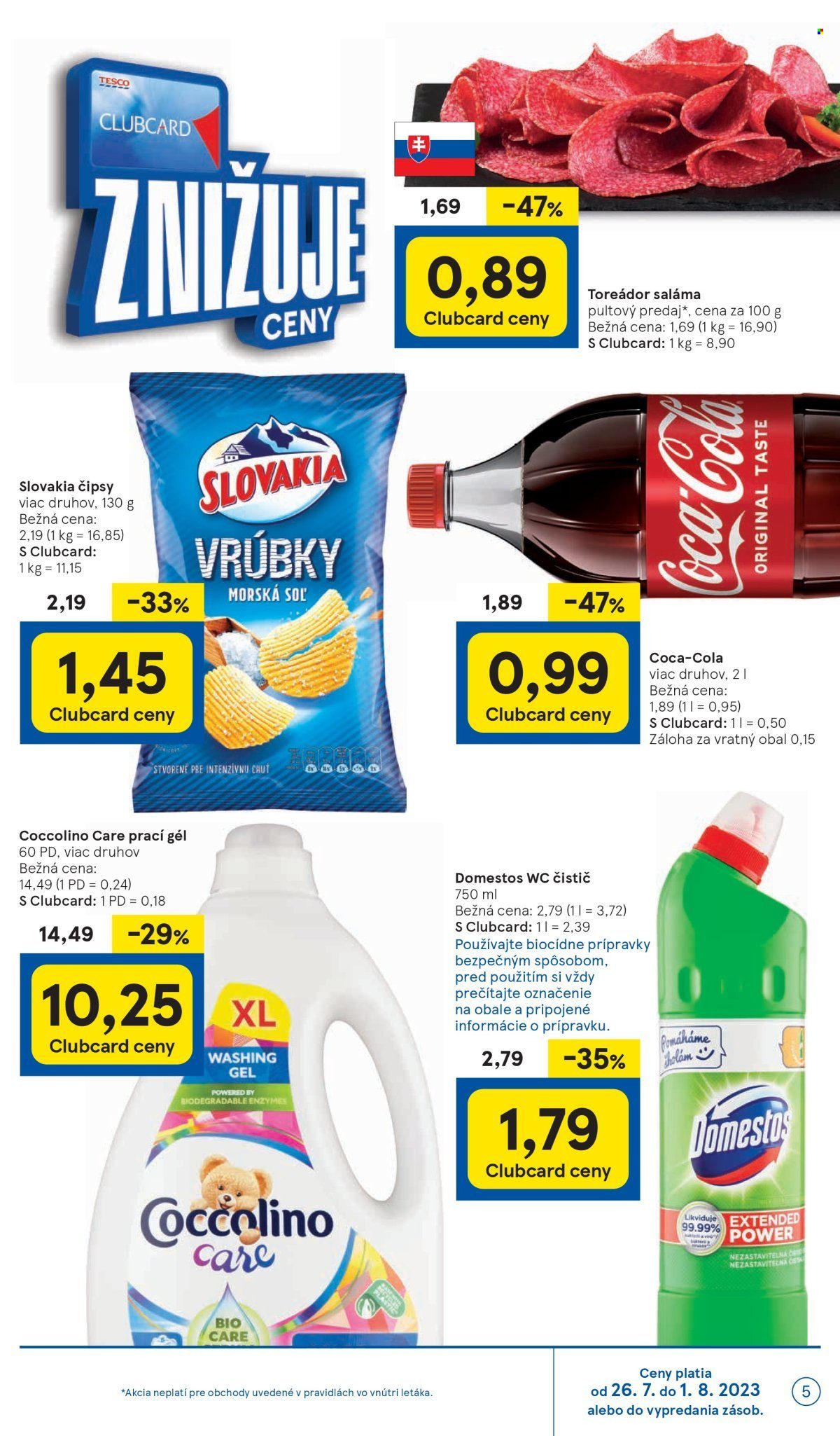 Leták TESCO - 26.7.2023 - 1.8.2023. Strana 5