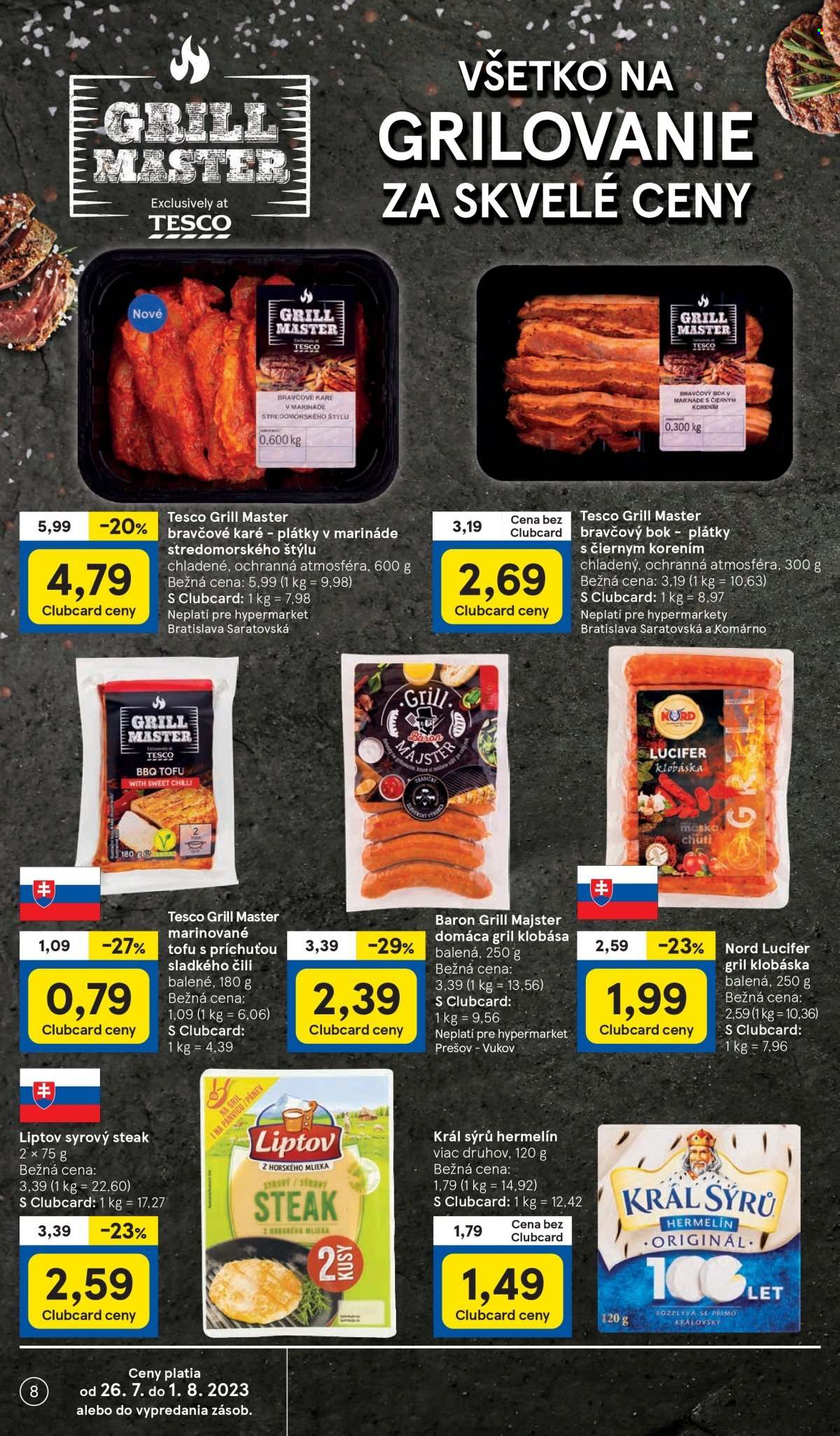 Leták TESCO - 26.7.2023 - 1.8.2023. Strana 8