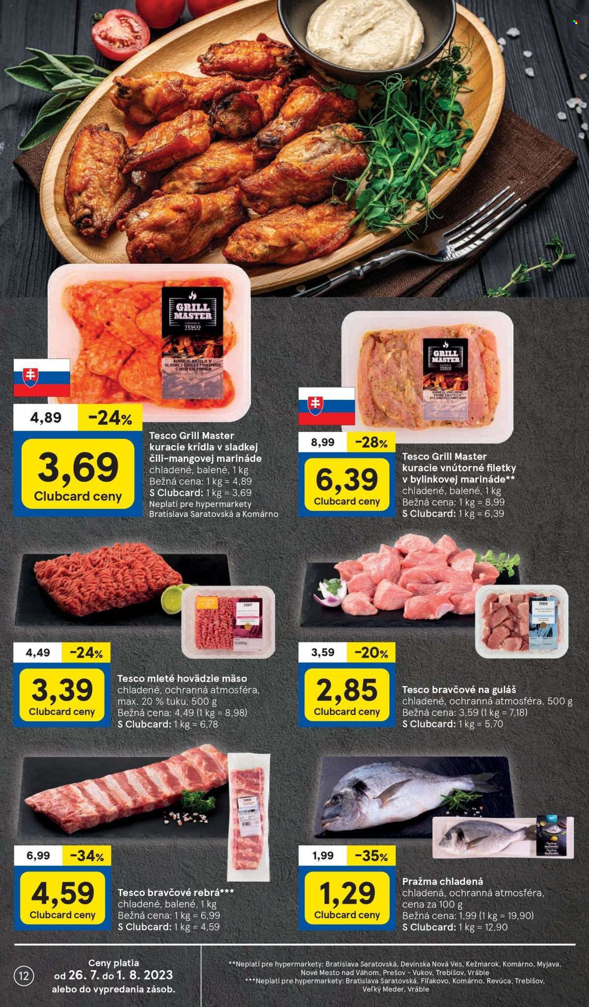 Leták TESCO - 26.7.2023 - 1.8.2023. Strana 12