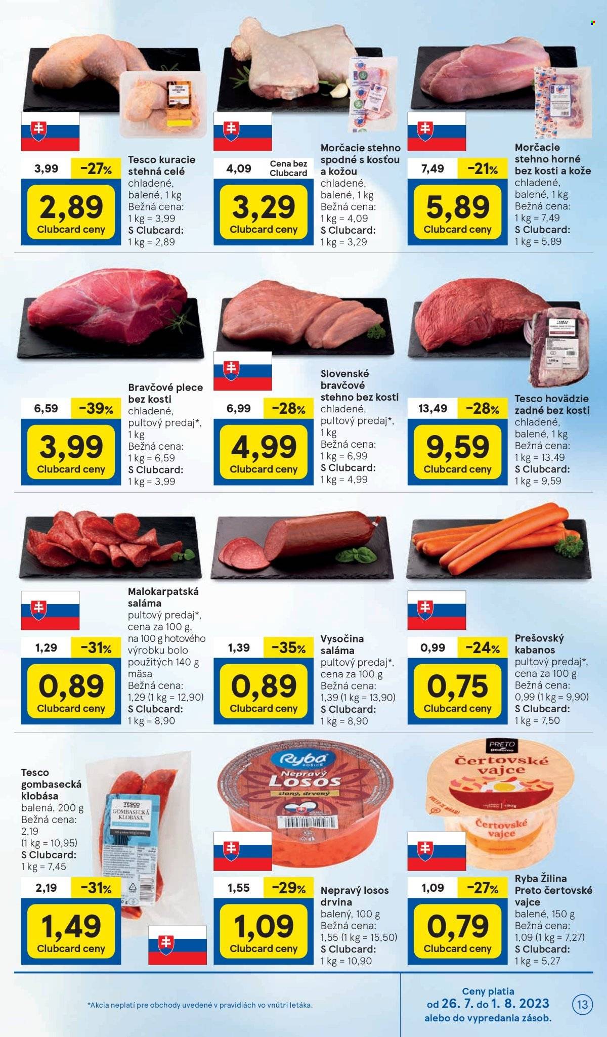 Leták TESCO - 26.7.2023 - 1.8.2023. Strana 13