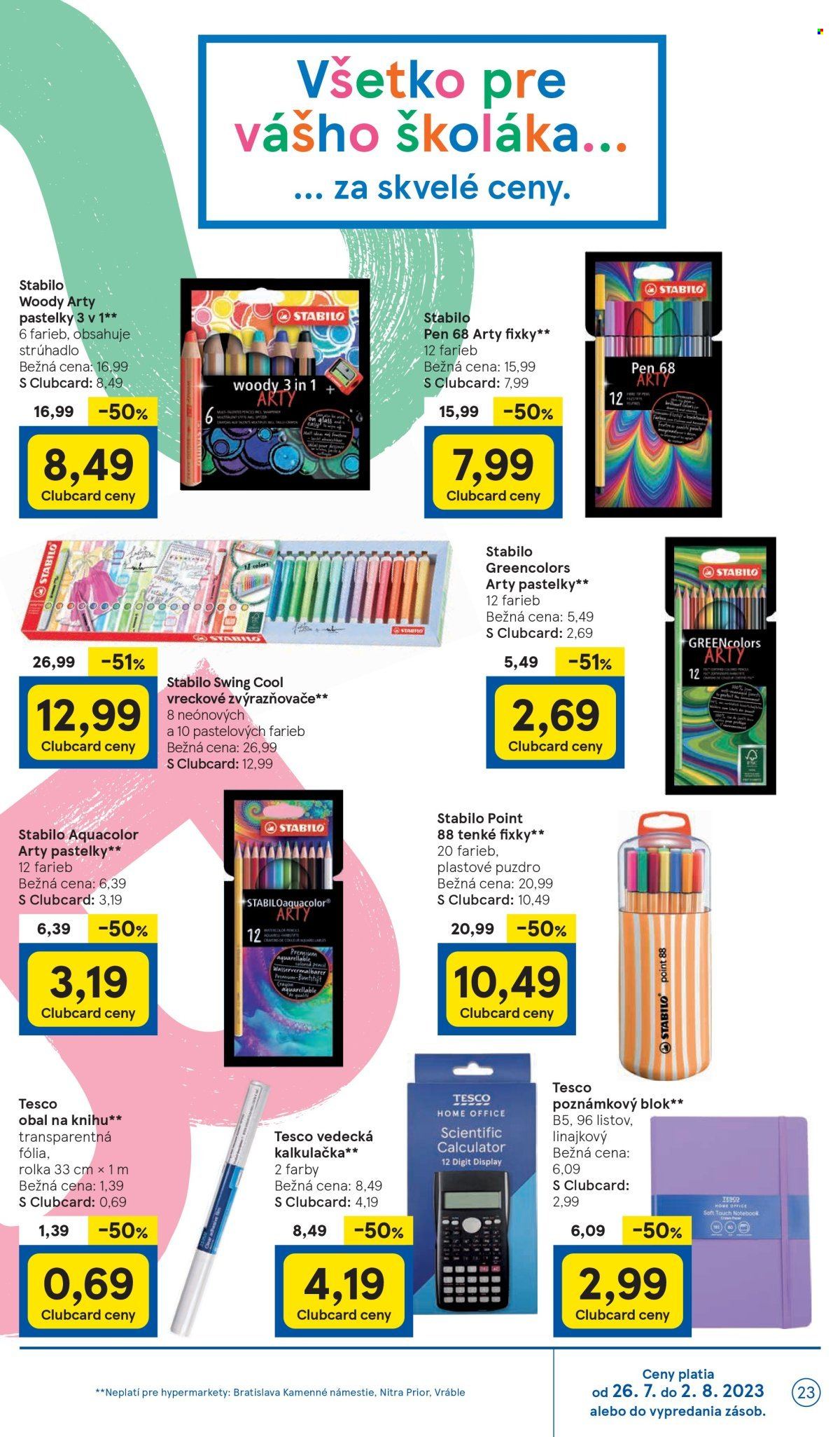 Leták TESCO - 26.7.2023 - 1.8.2023. Strana 23