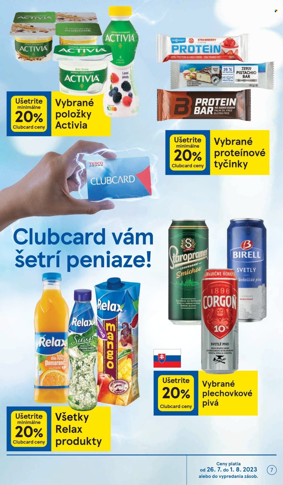 Leták TESCO supermarket - 26.7.2023 - 1.8.2023. Strana 7