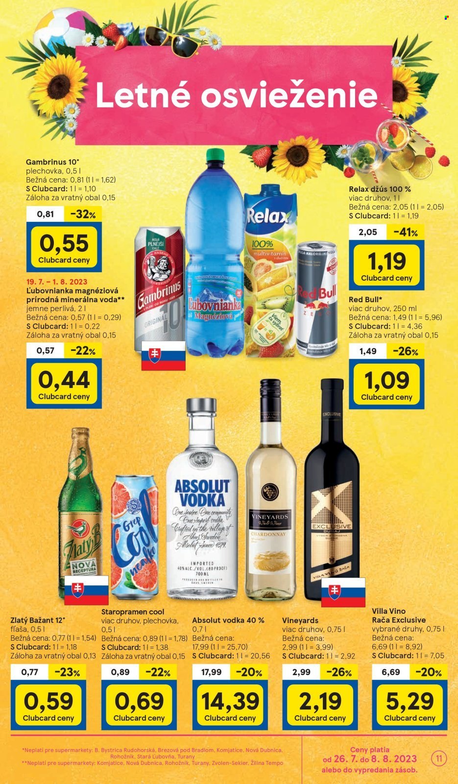 Leták TESCO supermarket - 26.7.2023 - 1.8.2023. Strana 11